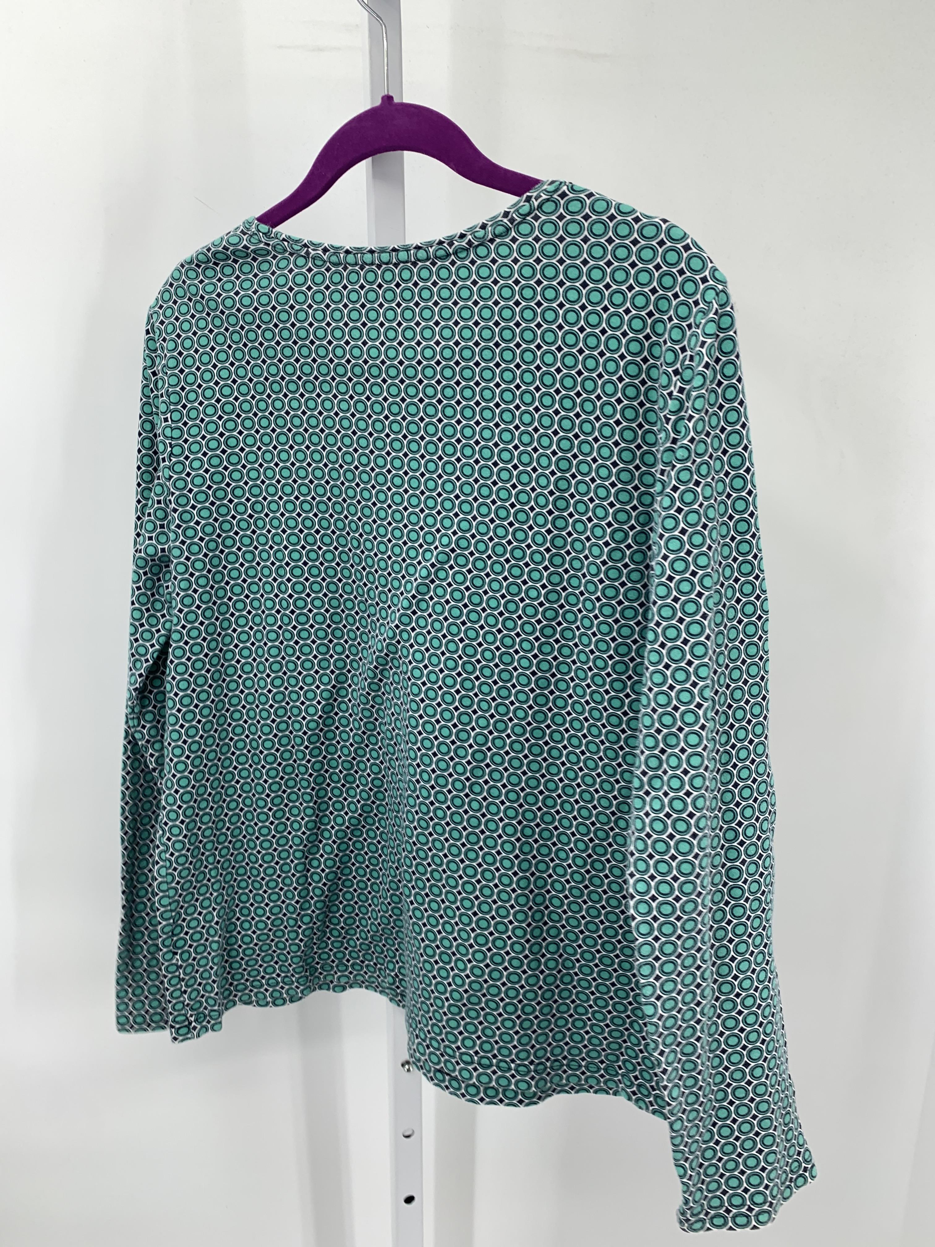 Croft & Barrow Size Medium Misses Long Sleeve Shirt