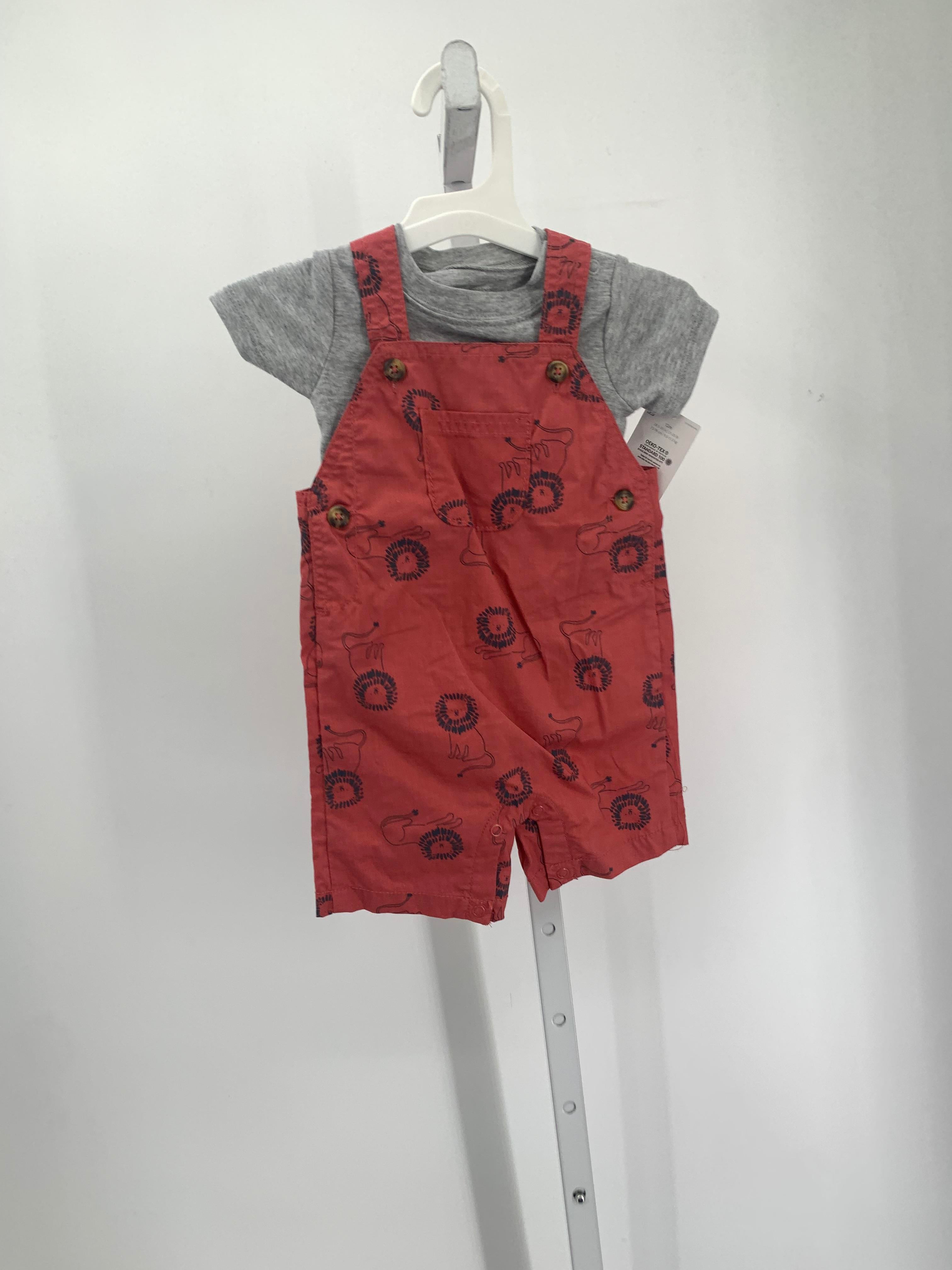 NEW KNIT TEE AND LION OVERALLS