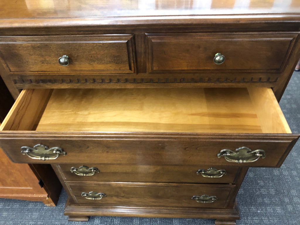 VTG TALL DRESSER.