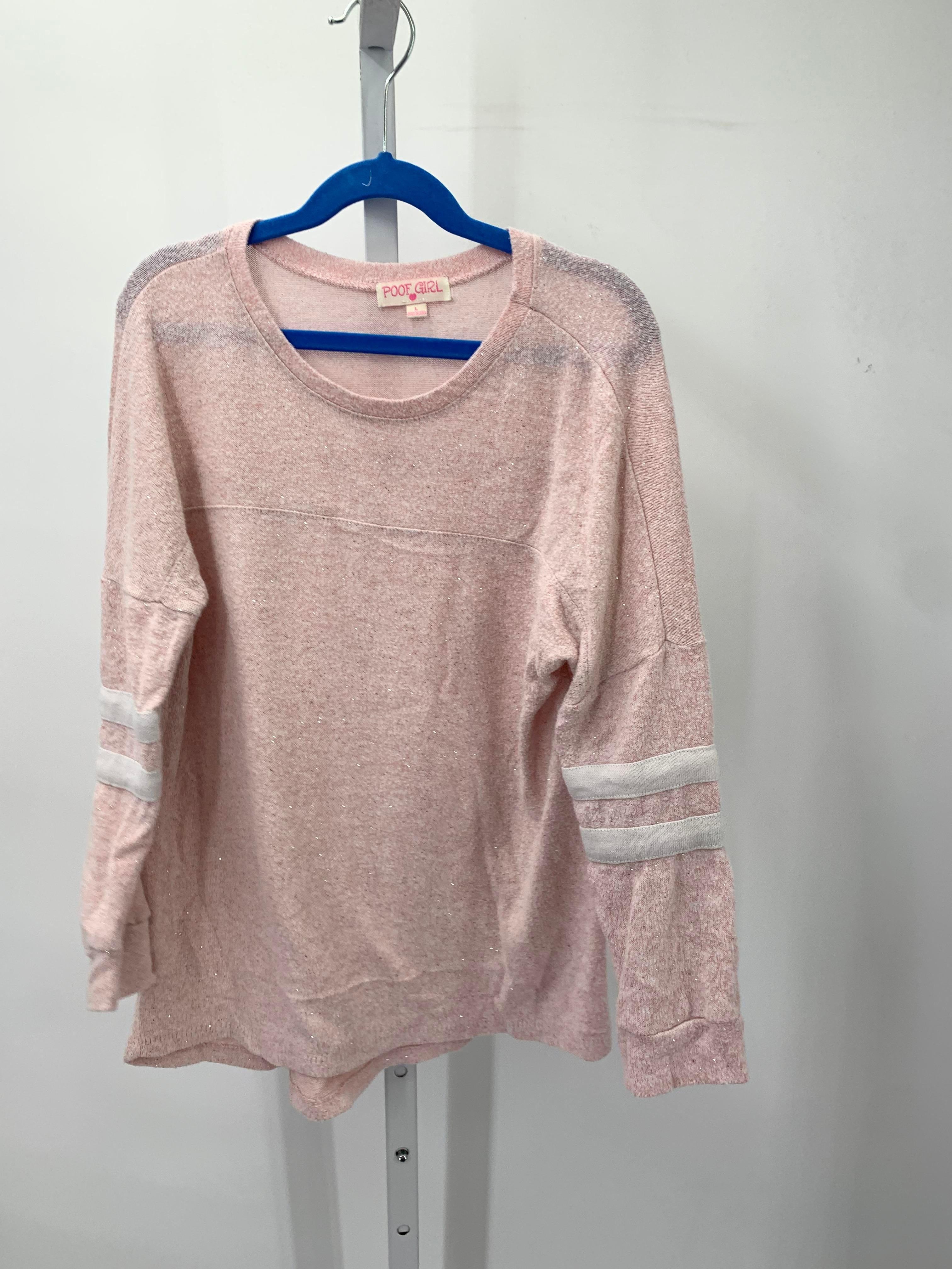 Poof Size 10-12 Girls Long Sleeve Shirt
