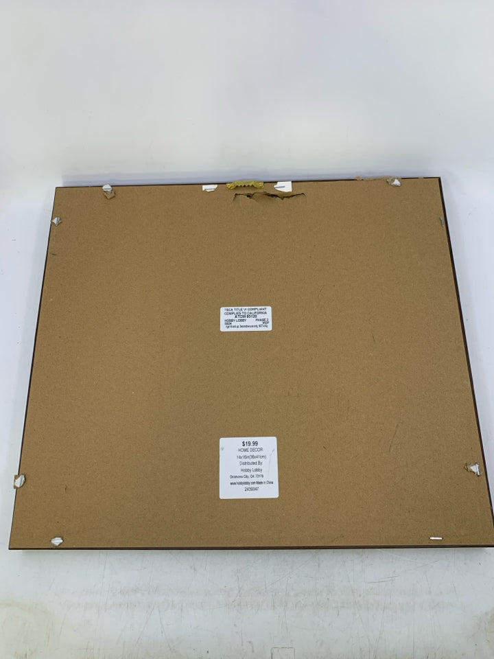 SHADOW BOX HAPPINESS CAN BE FOUND WALL HANGING.