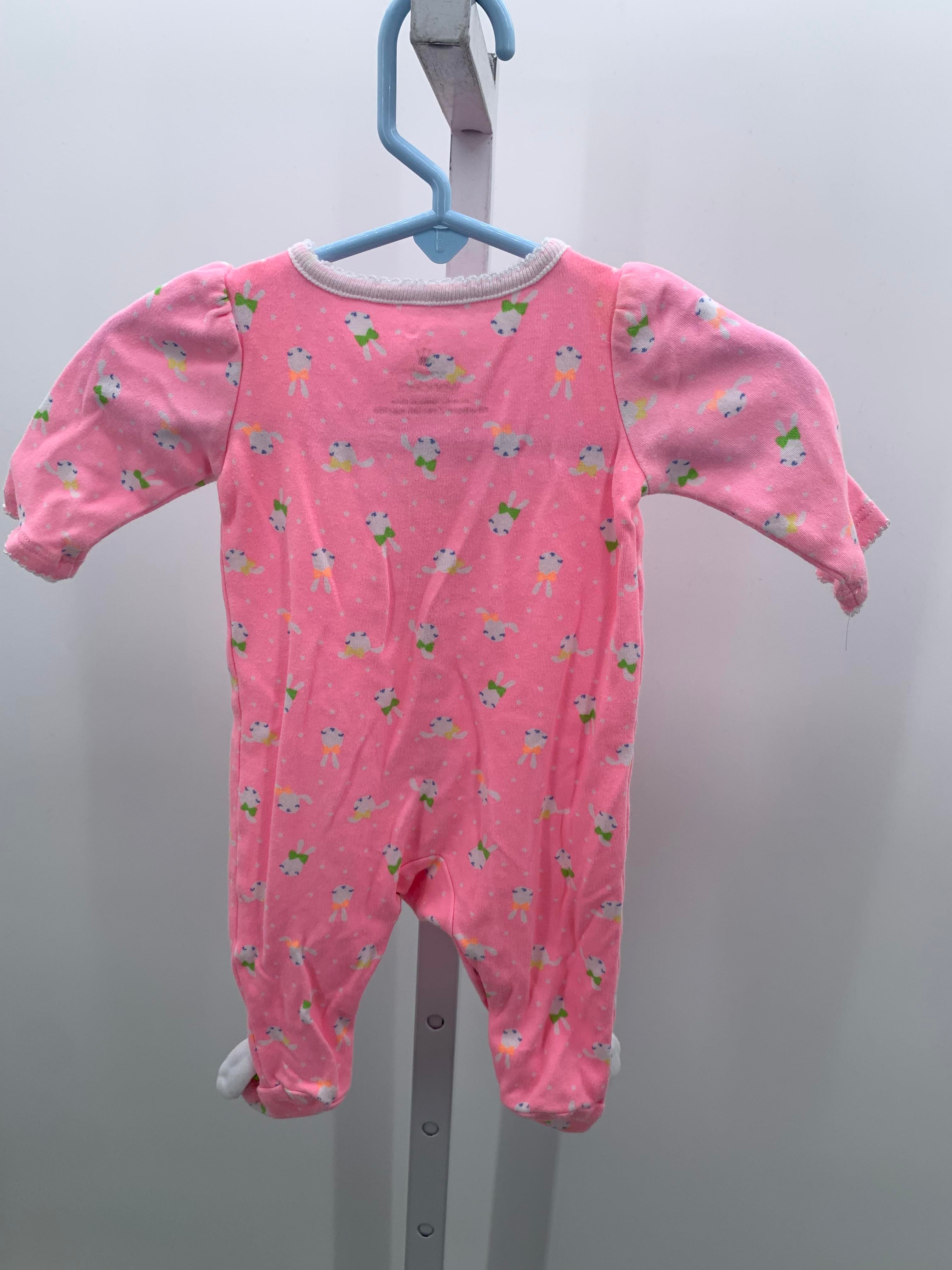 Small Wonders Size Newborn Girls Long Slv. Romper