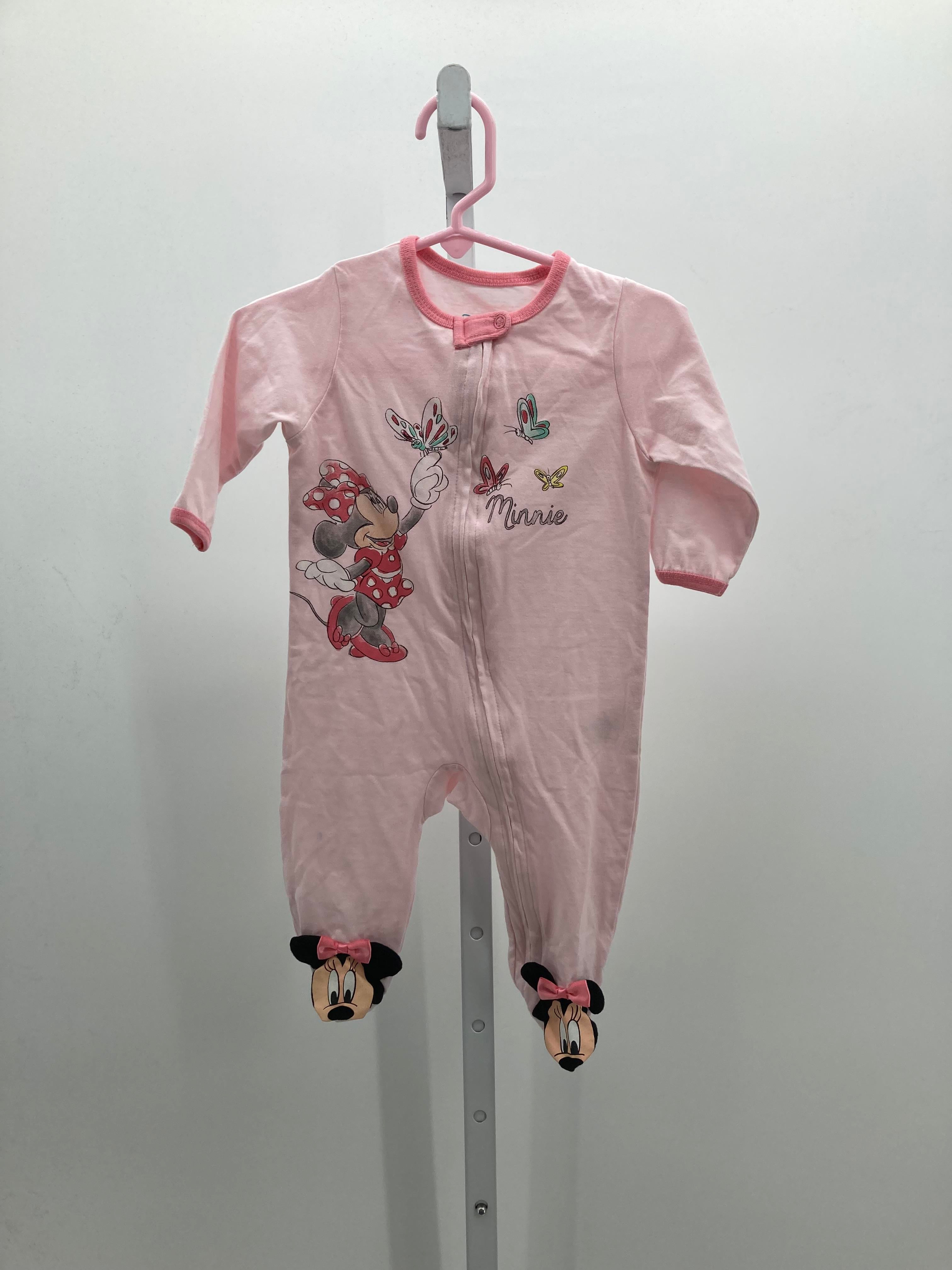 Disney Baby Size 3-6 Months Girls Long Slv. Romper