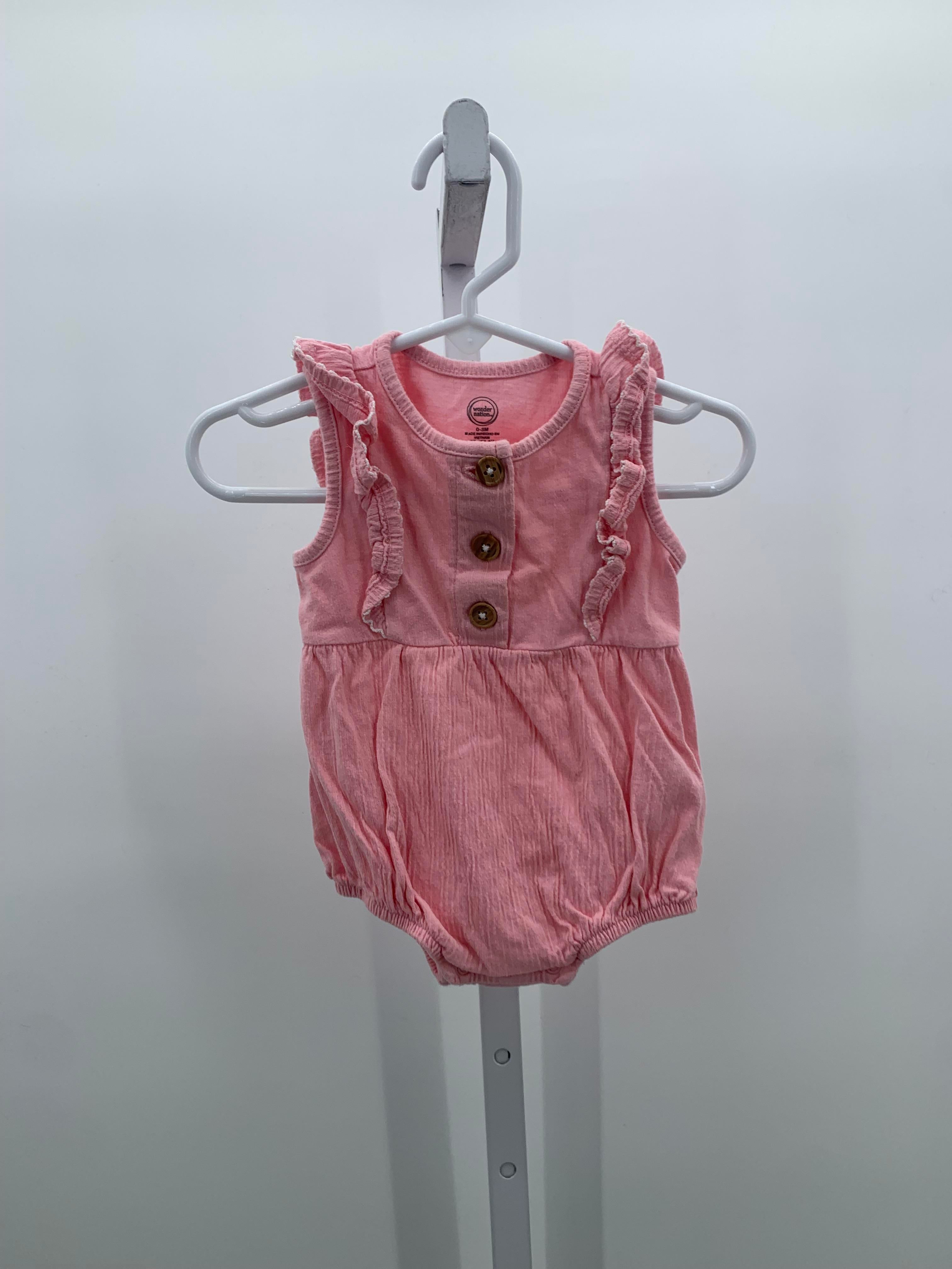 Wonder Nation Size 0-3 months Girls Sleeveless Romper