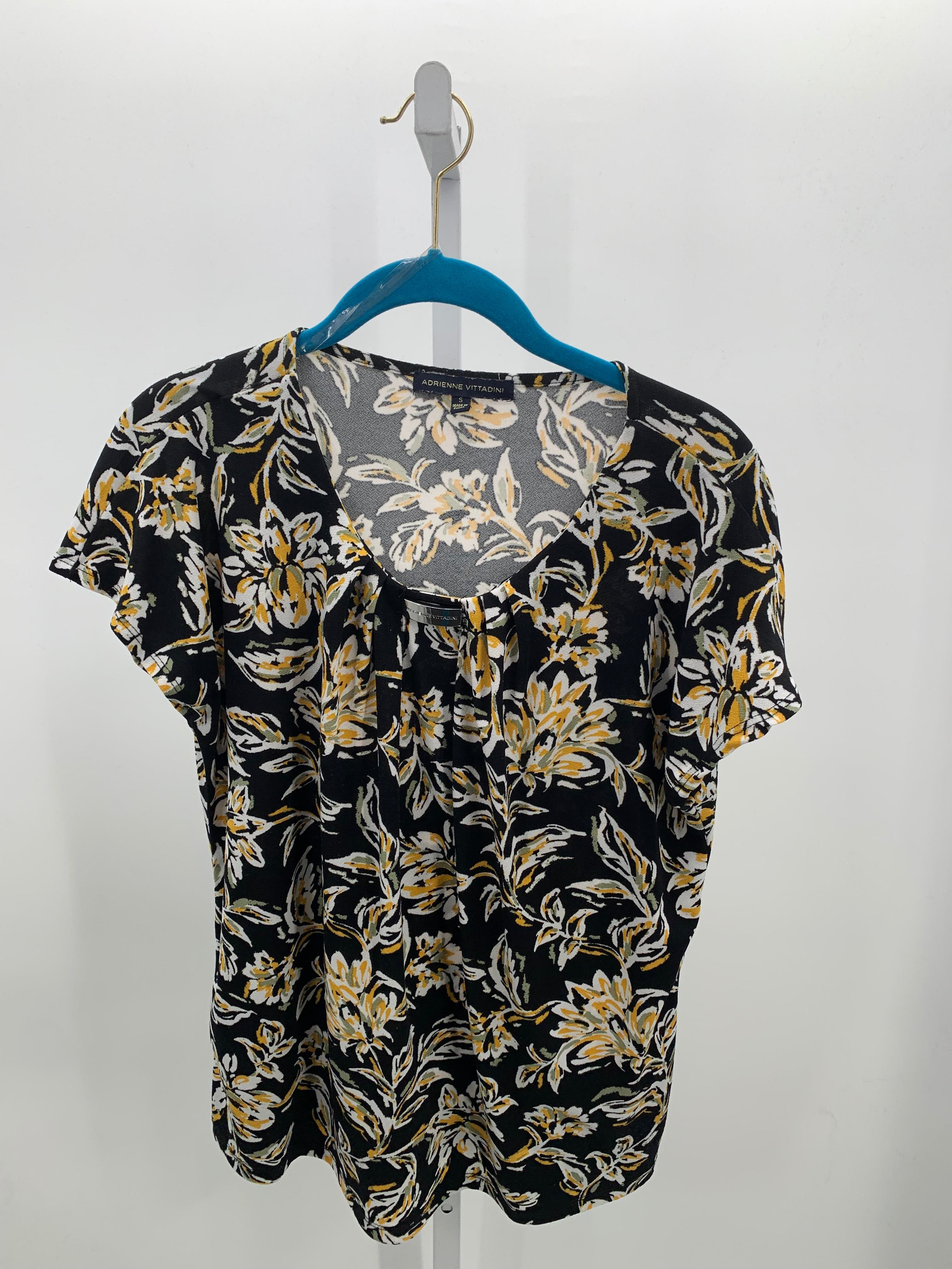 Adrienne Vittadini Size Small Misses Short Sleeve Shirt