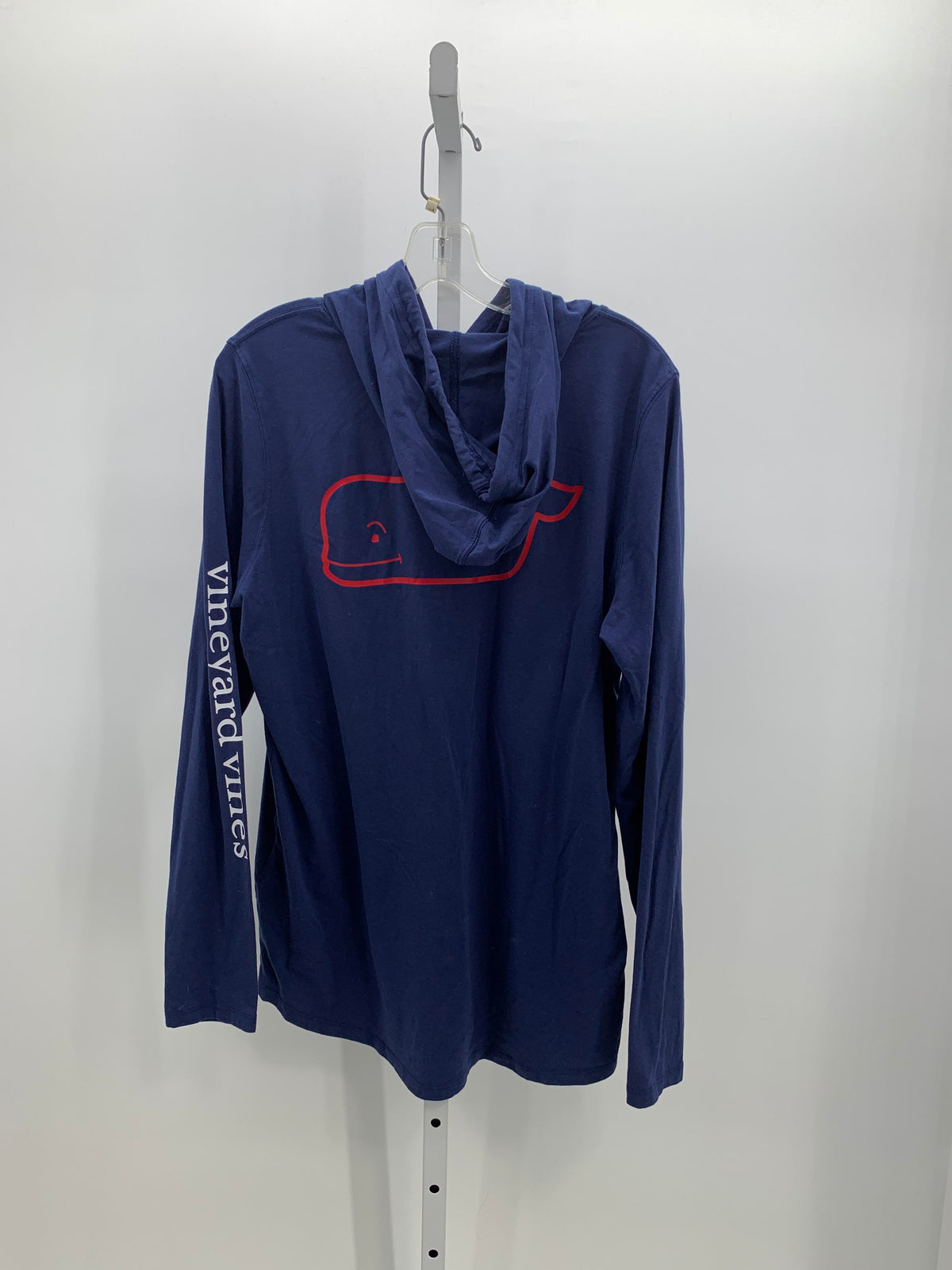 WHALE HOODED KNIT SHIRT