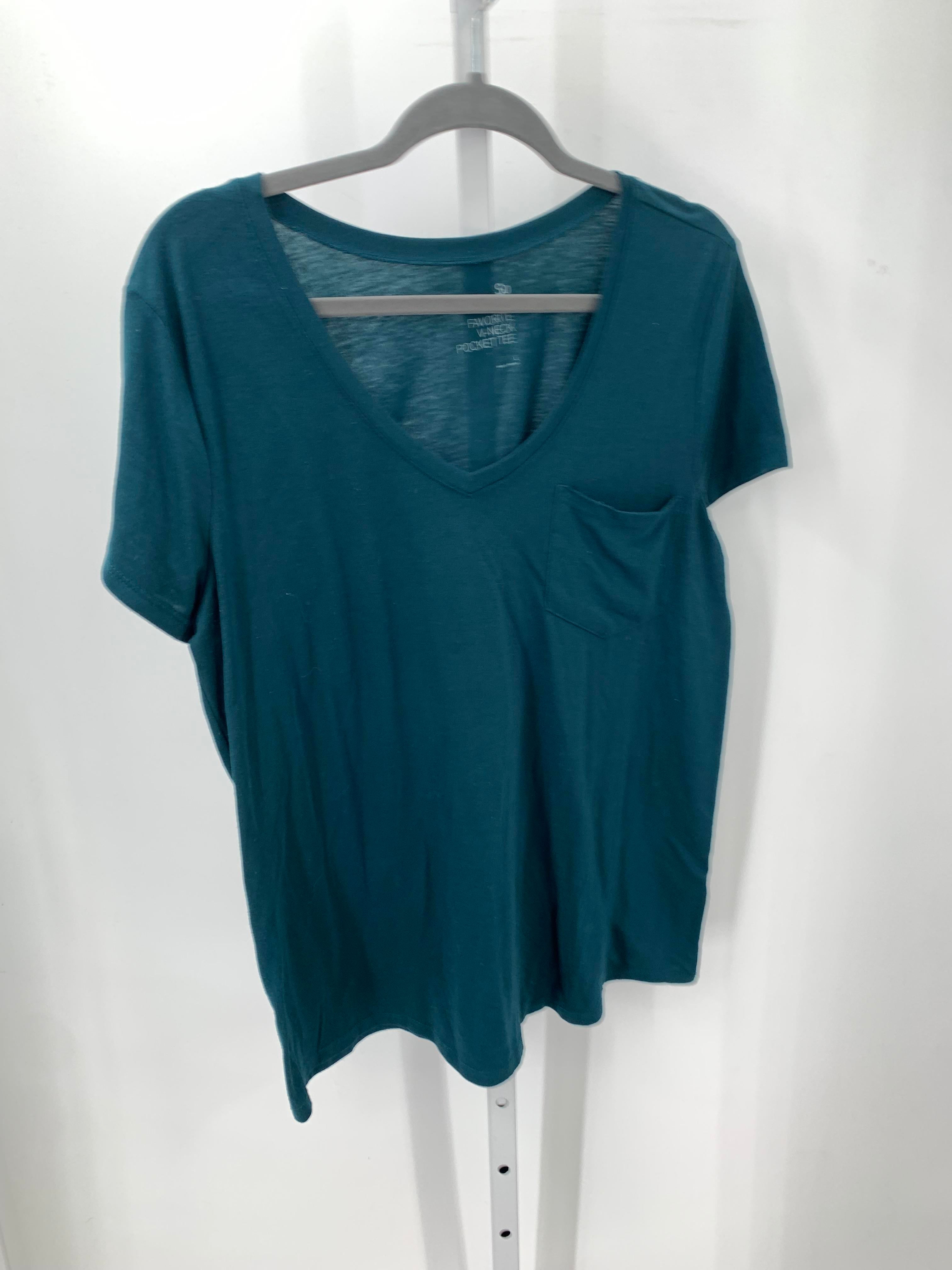 SO Size Large Juniors Short Sleeve Shirt