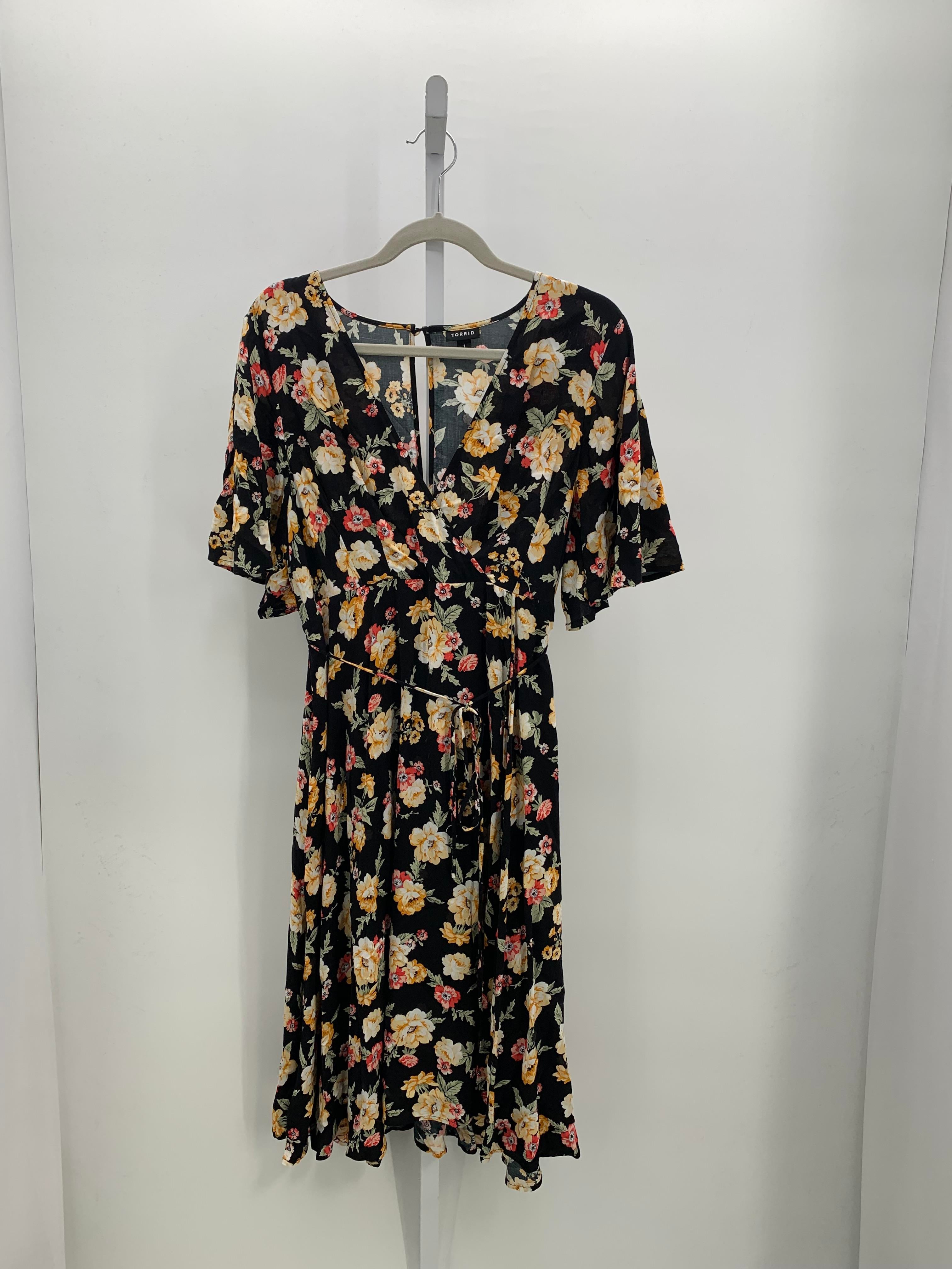 Torrid Size 1X Womens Short Sleeve Dress