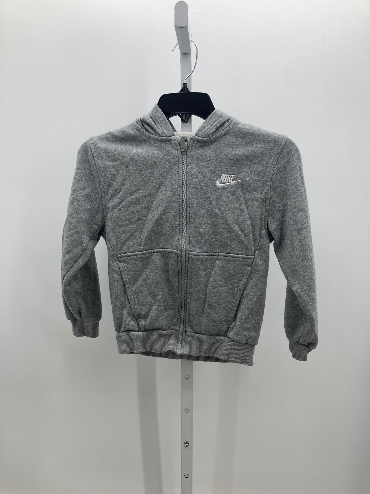 HOODED ZIP KNIT