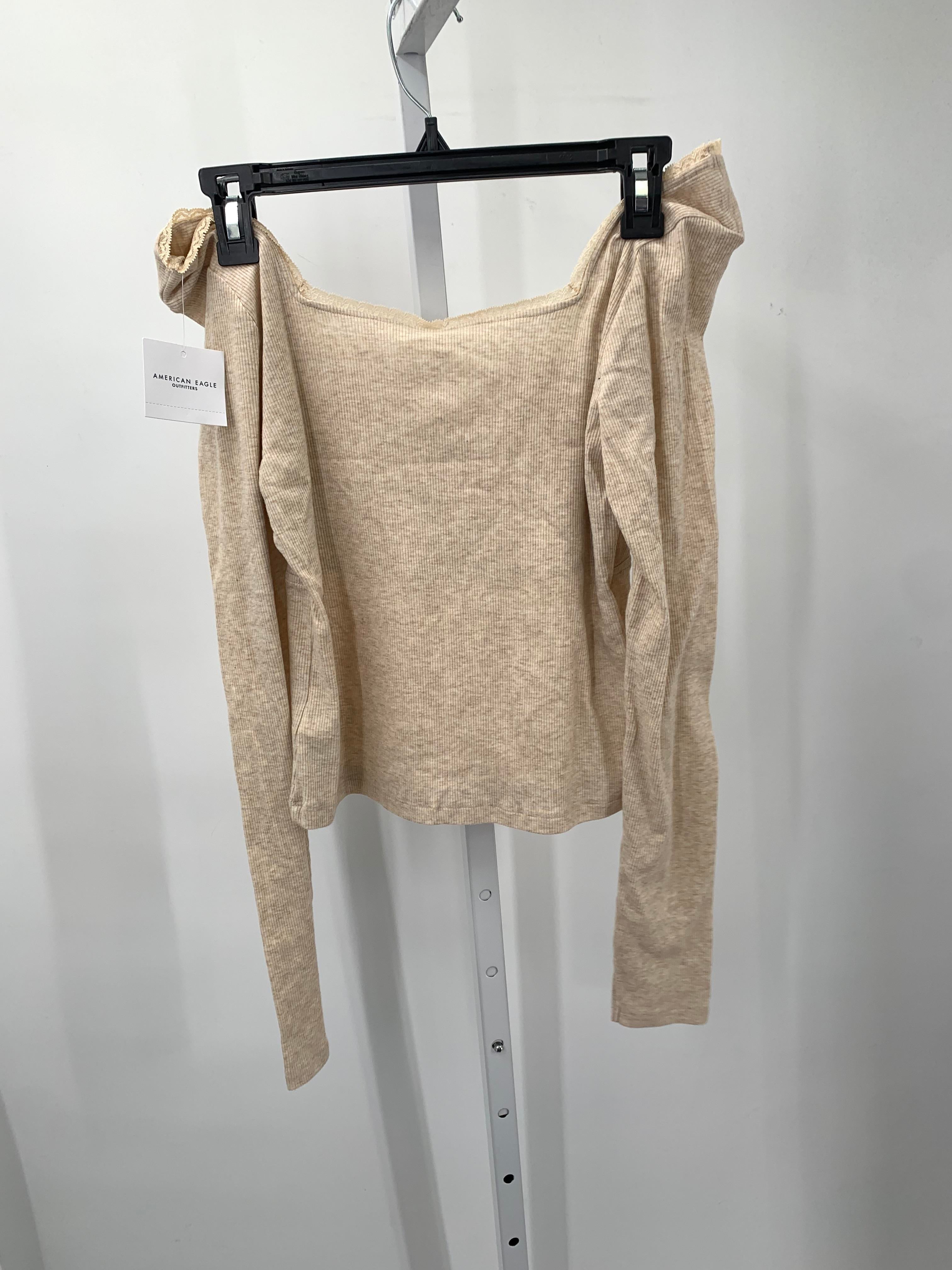 American Eagle Size Large Juniors Long Sleeve Shirt