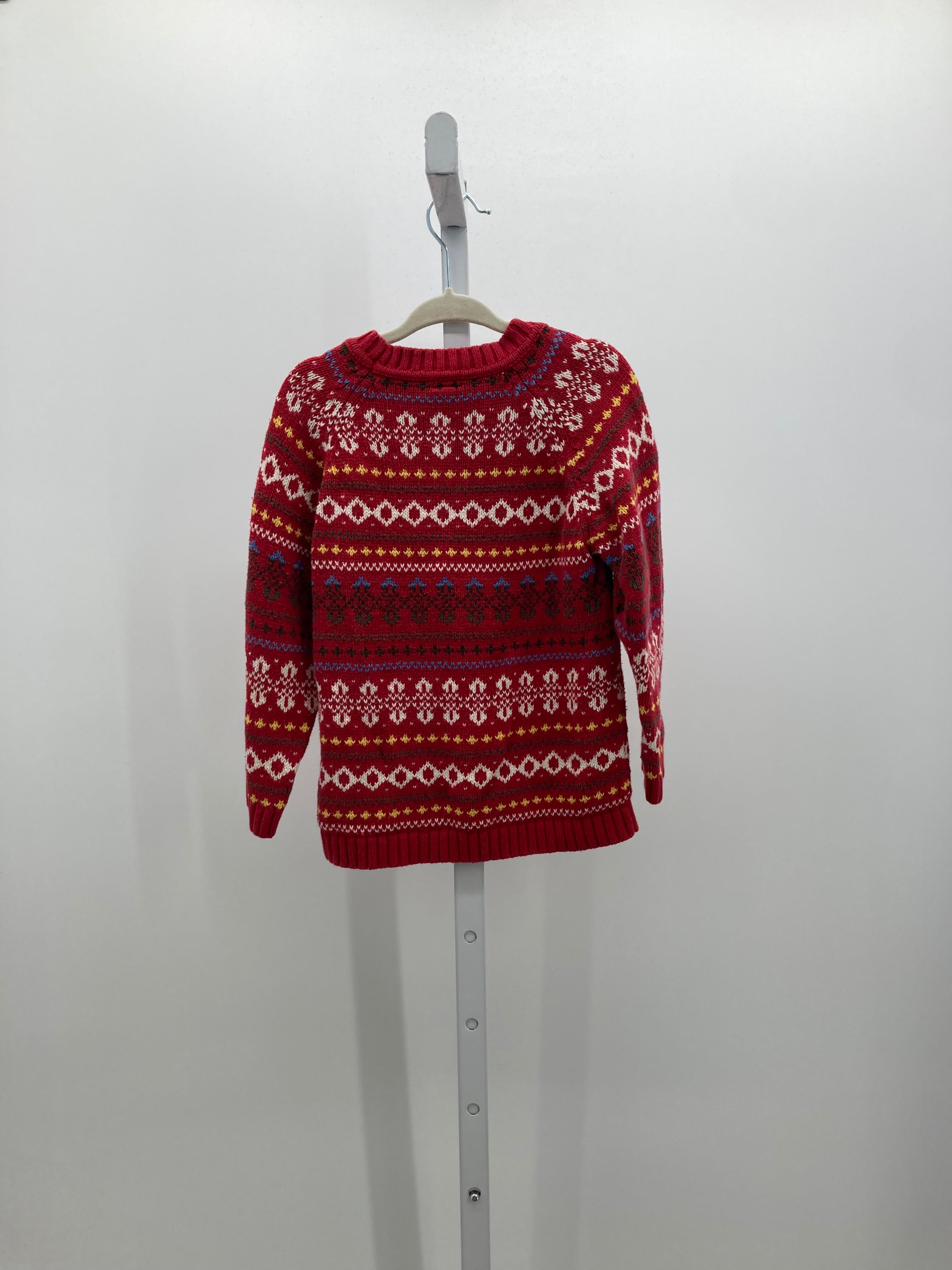 PATTERN RIBBED SWEATER