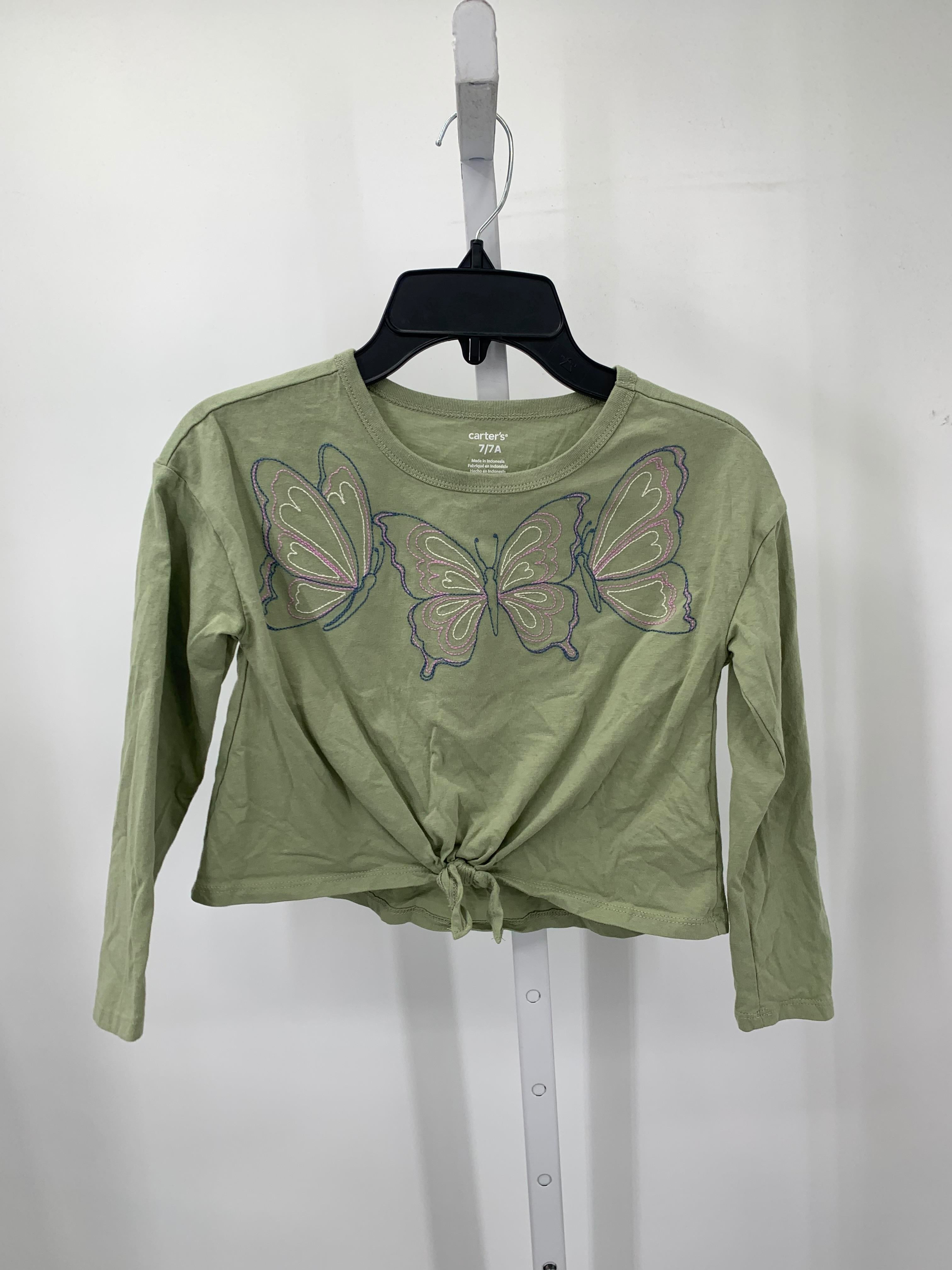 Carters Size 7 Girls Long Sleeve Shirt