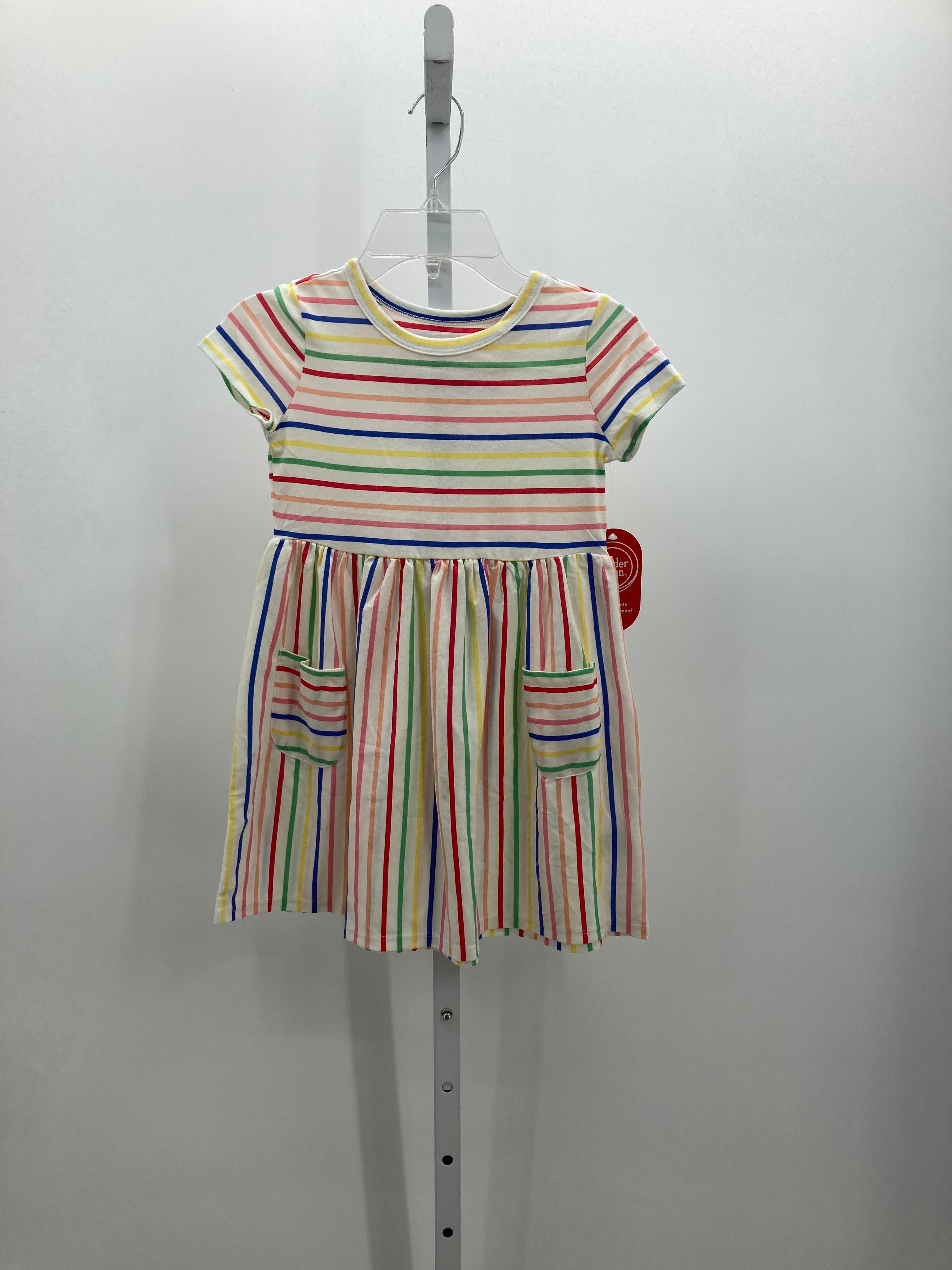 Wonder Nation Size 5T Girls Short Sleeve Dress