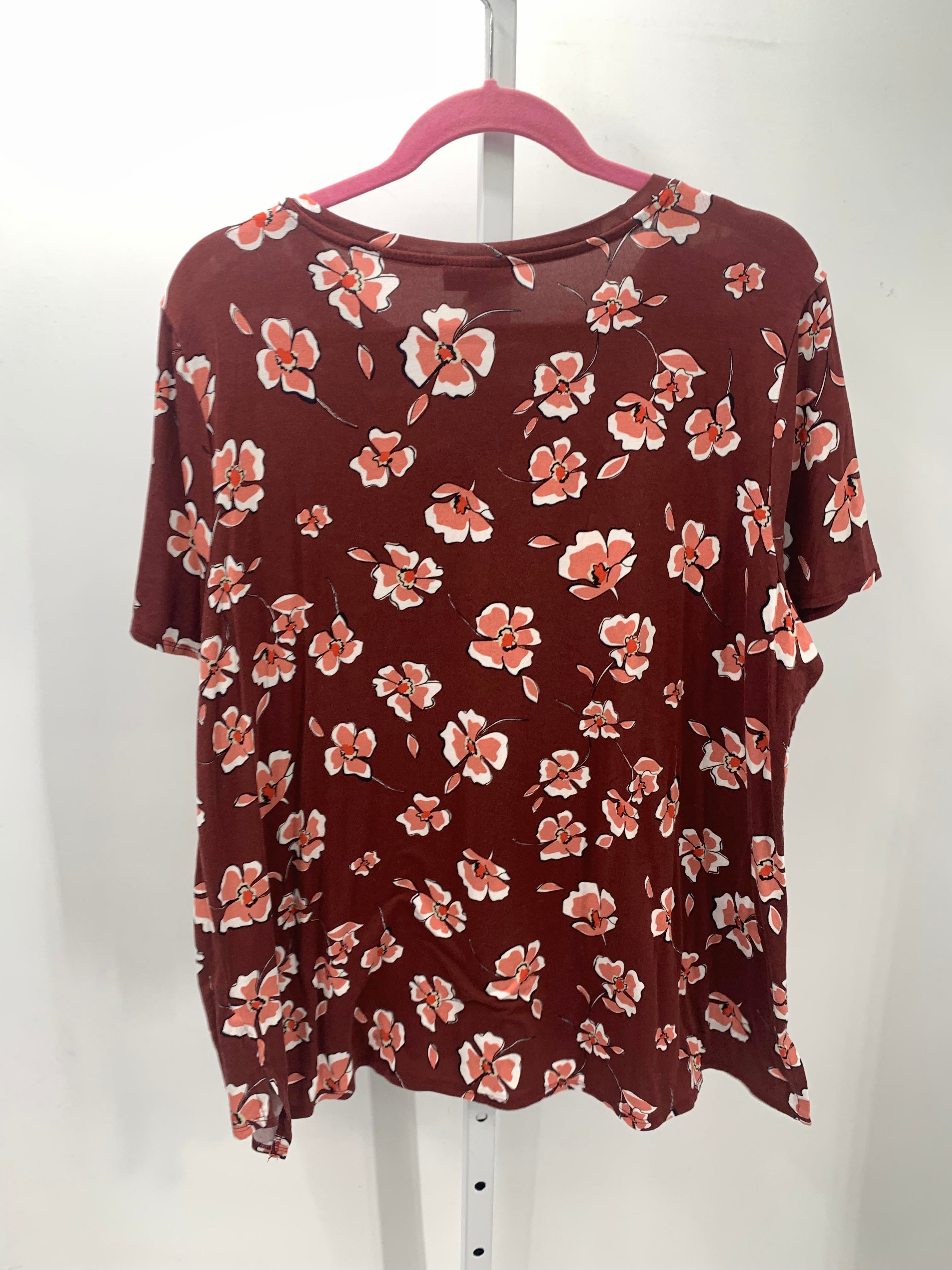 Alfani Size 2X Womens Short Sleeve Shirt