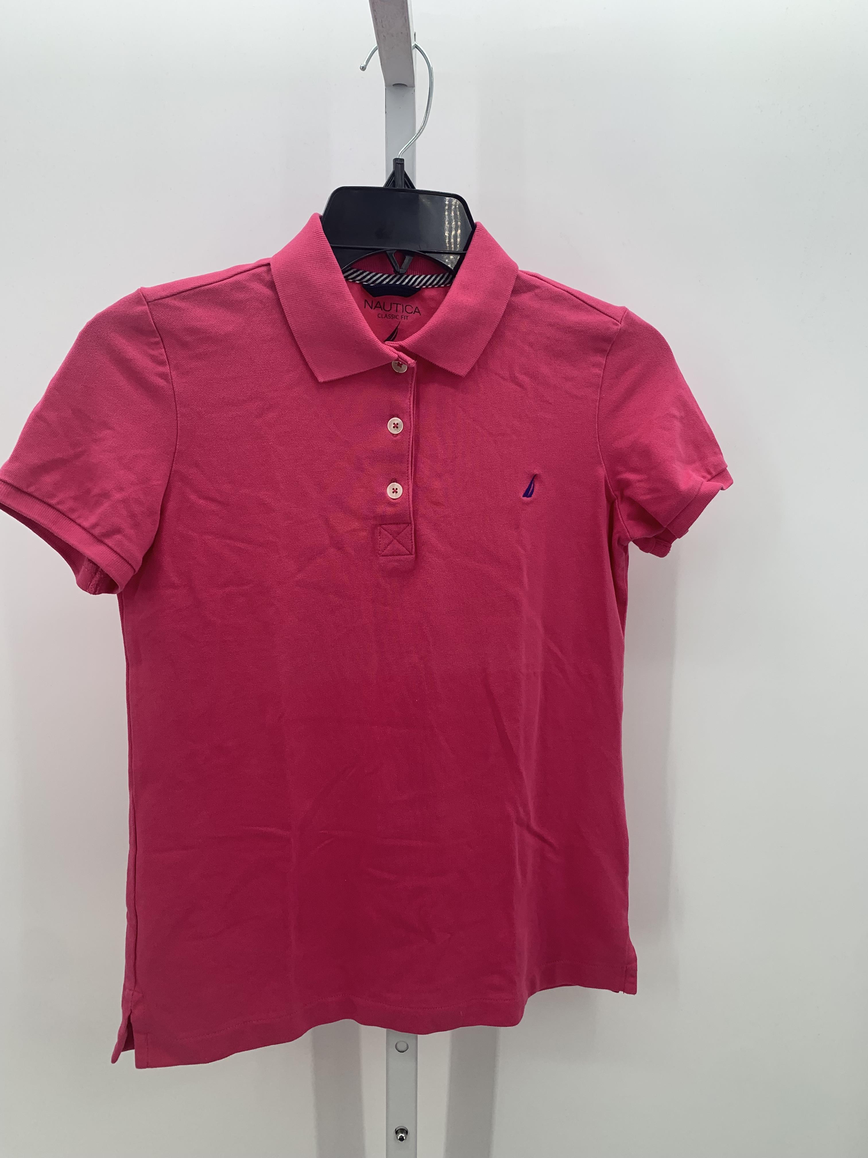 Nautica Size Small Misses Short Sleeve Shirt