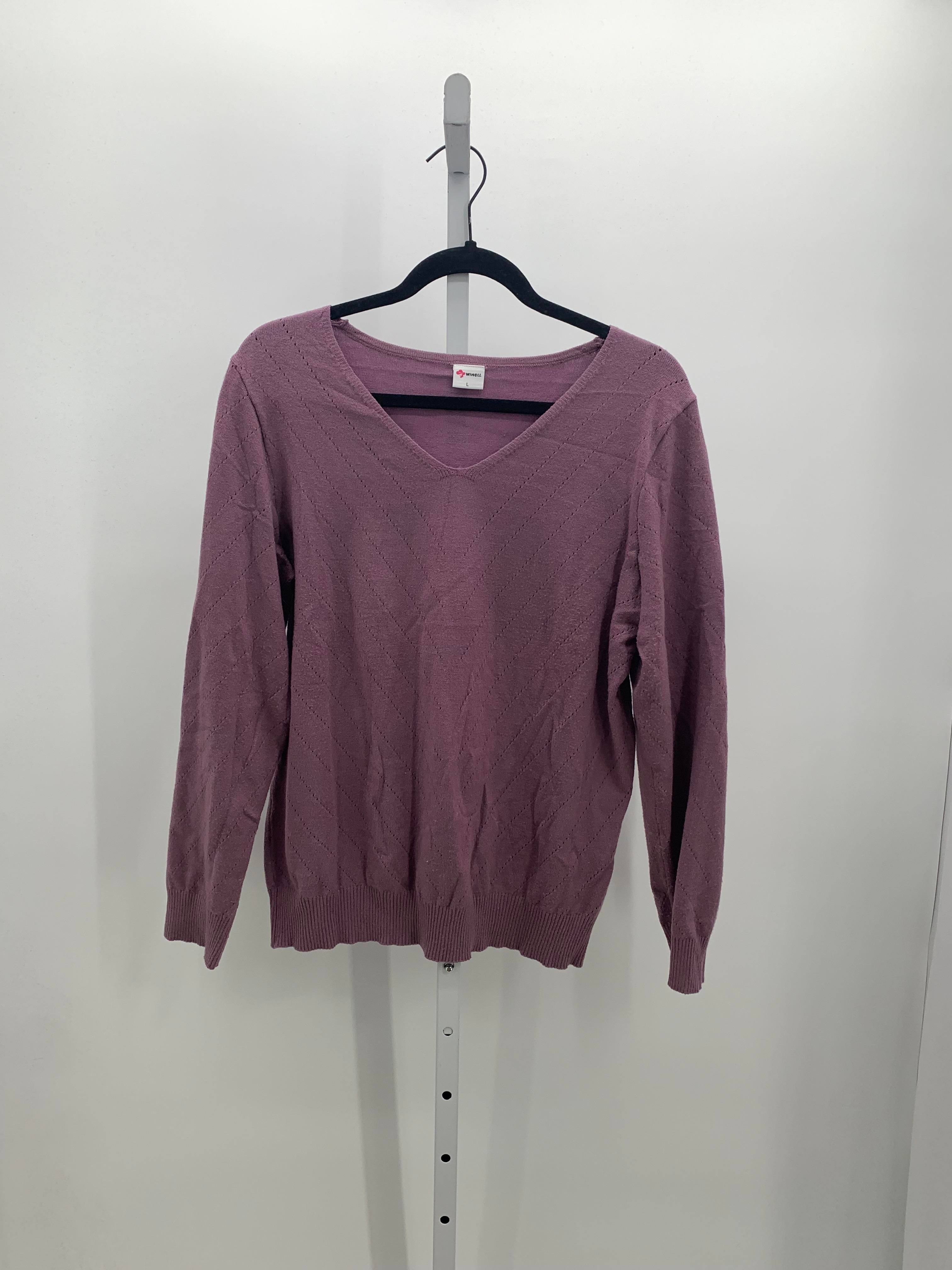 Size L/XL Misses Long Slv Sweater
