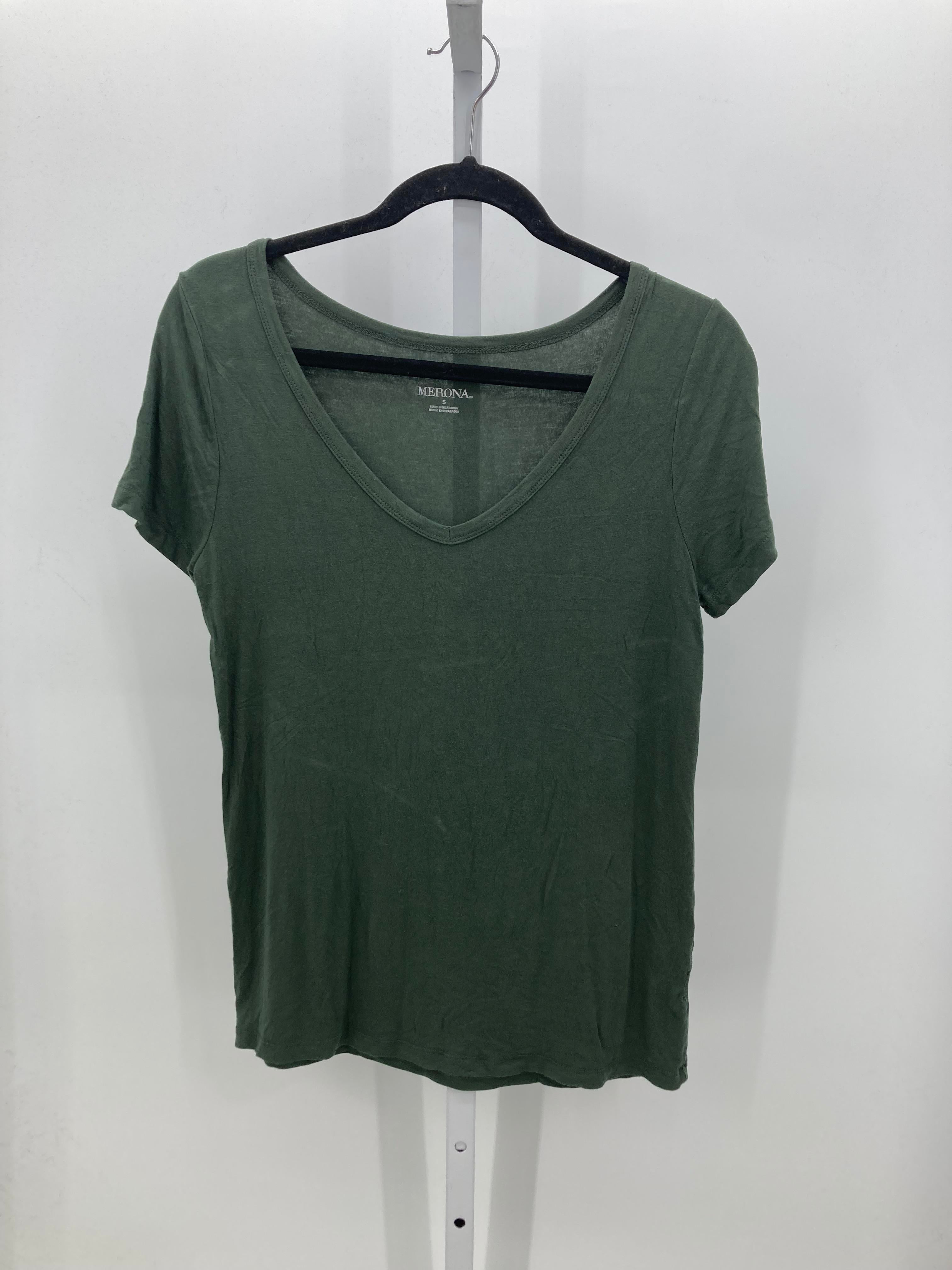 Merona Size Small Misses Short Sleeve Shirt