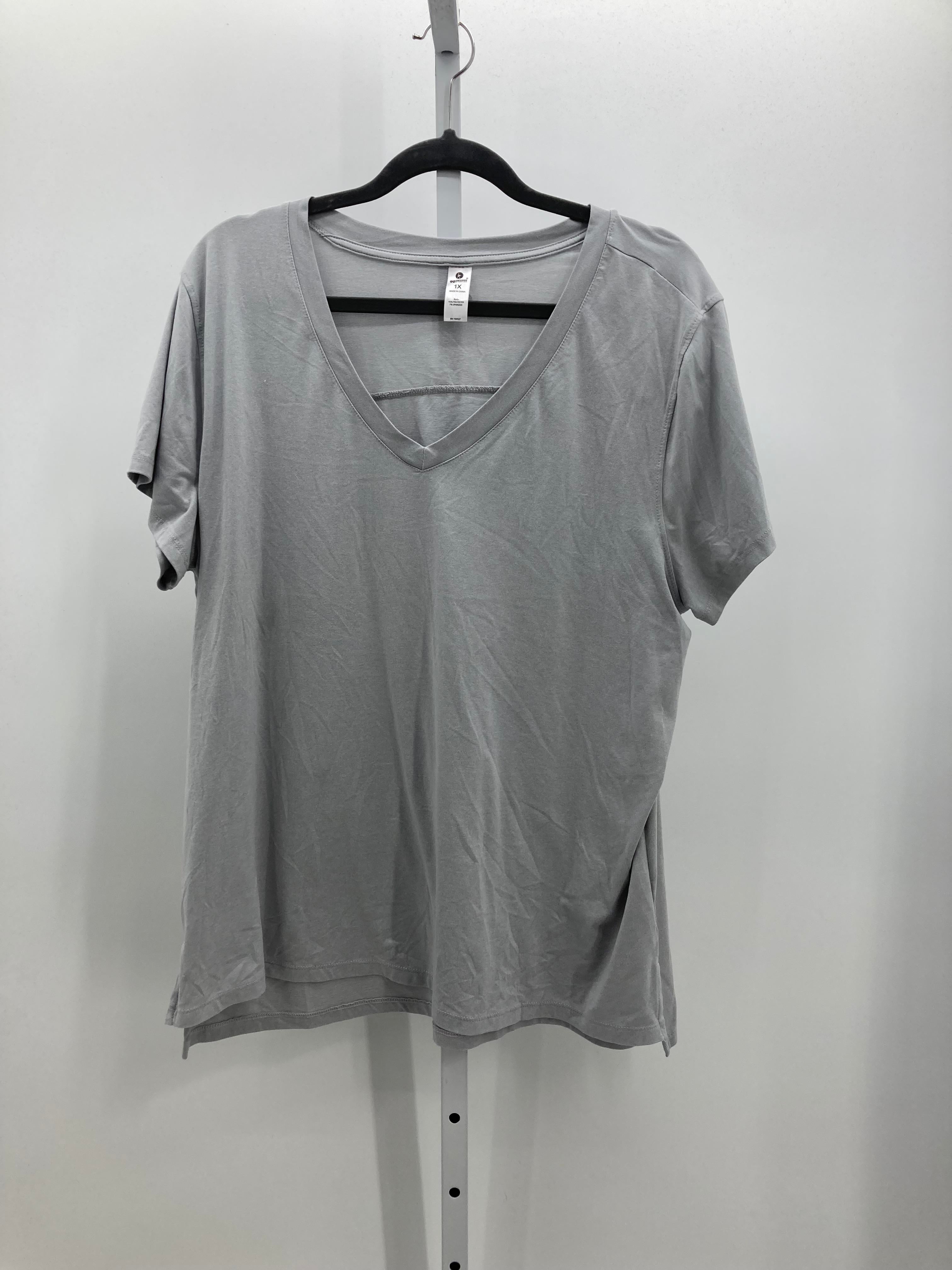89th & Madison Size 1X Womens Short Sleeve Shirt