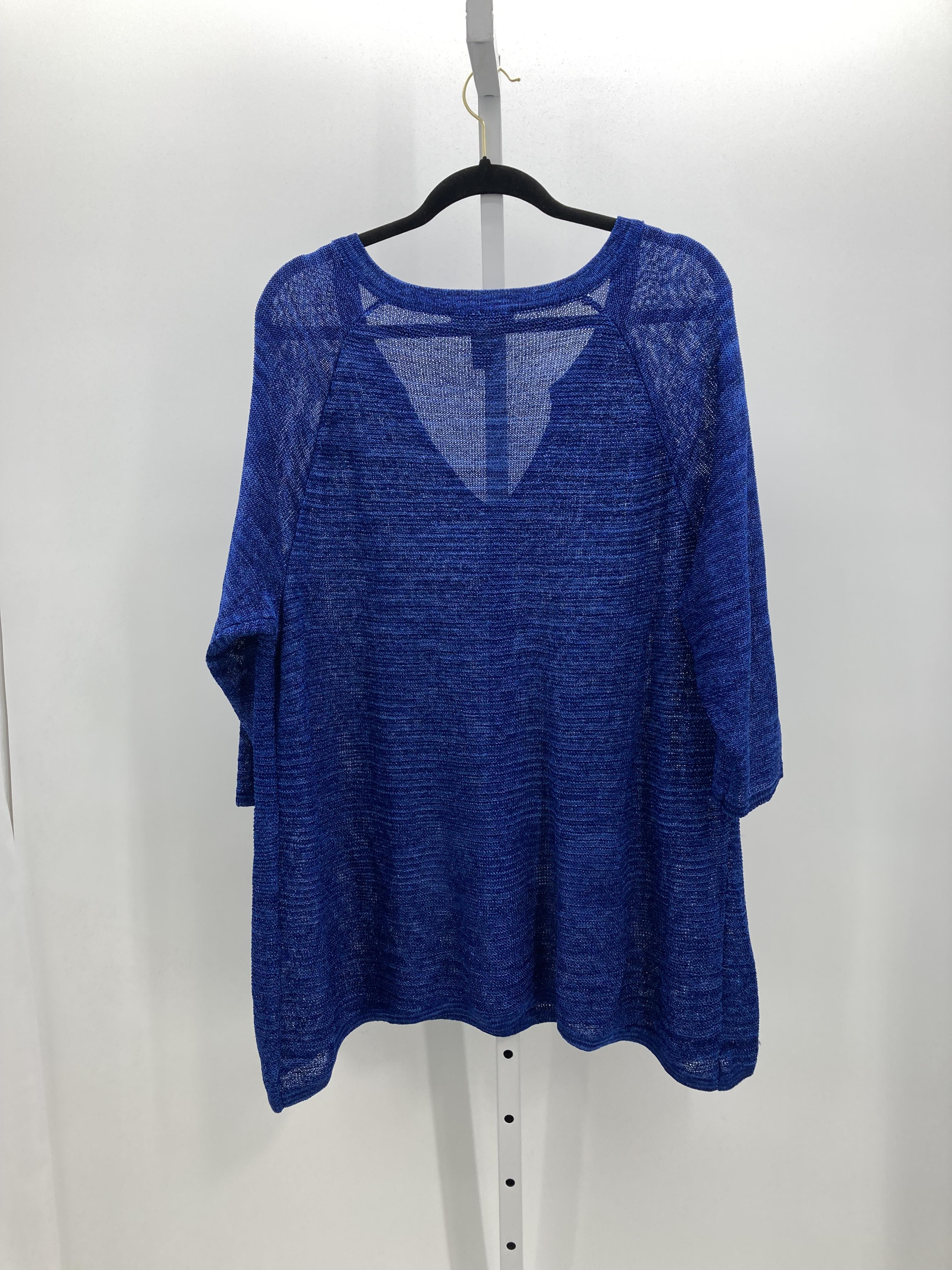INC Size 3X Womens 3/4 Sleeve Sweater