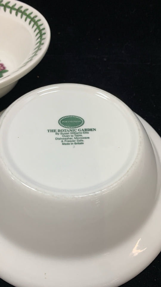 2 BOTANIC GARDEN SMALL BOWLS.