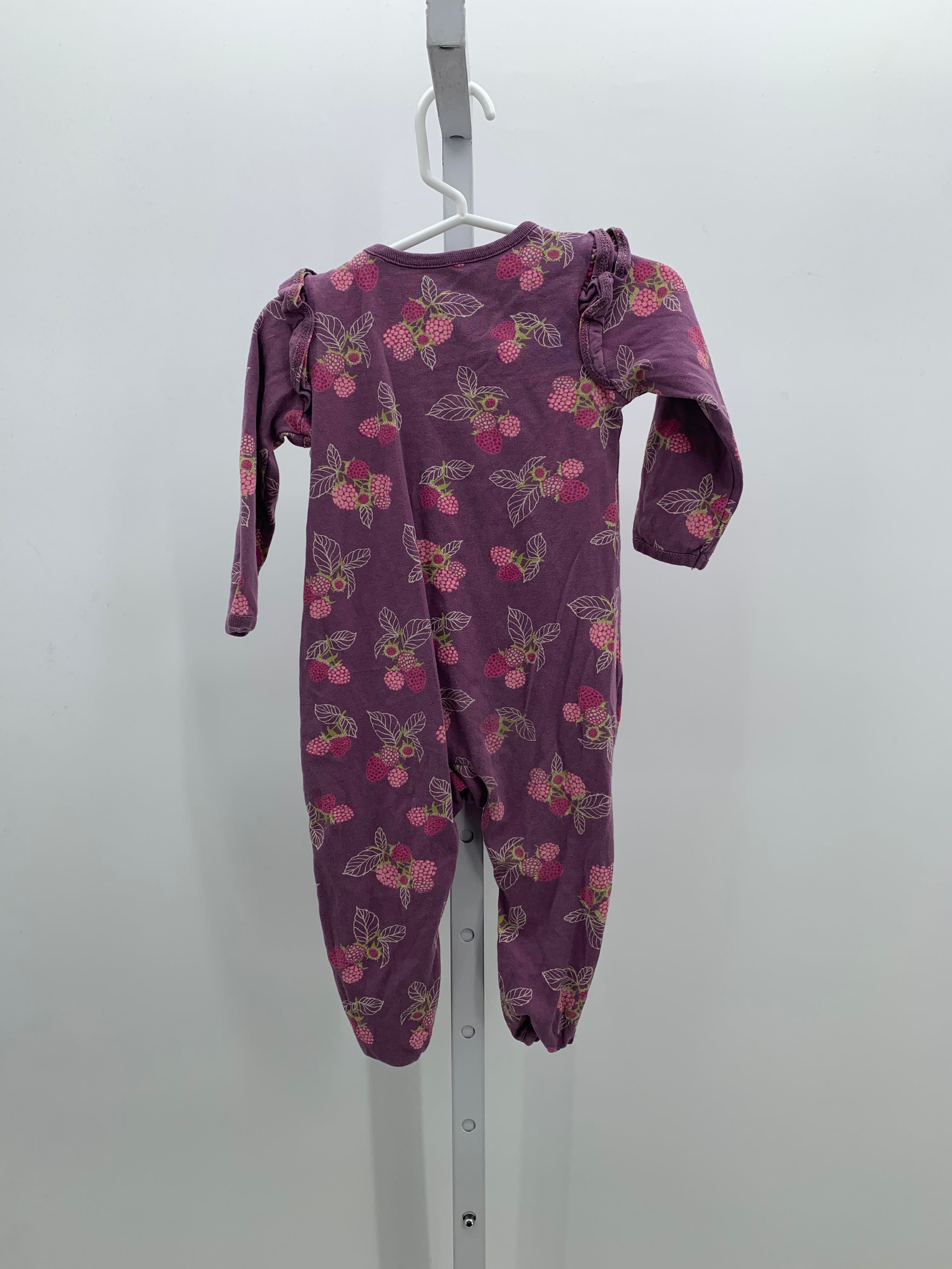 Size 12 Months Girls Long Slv. Romper