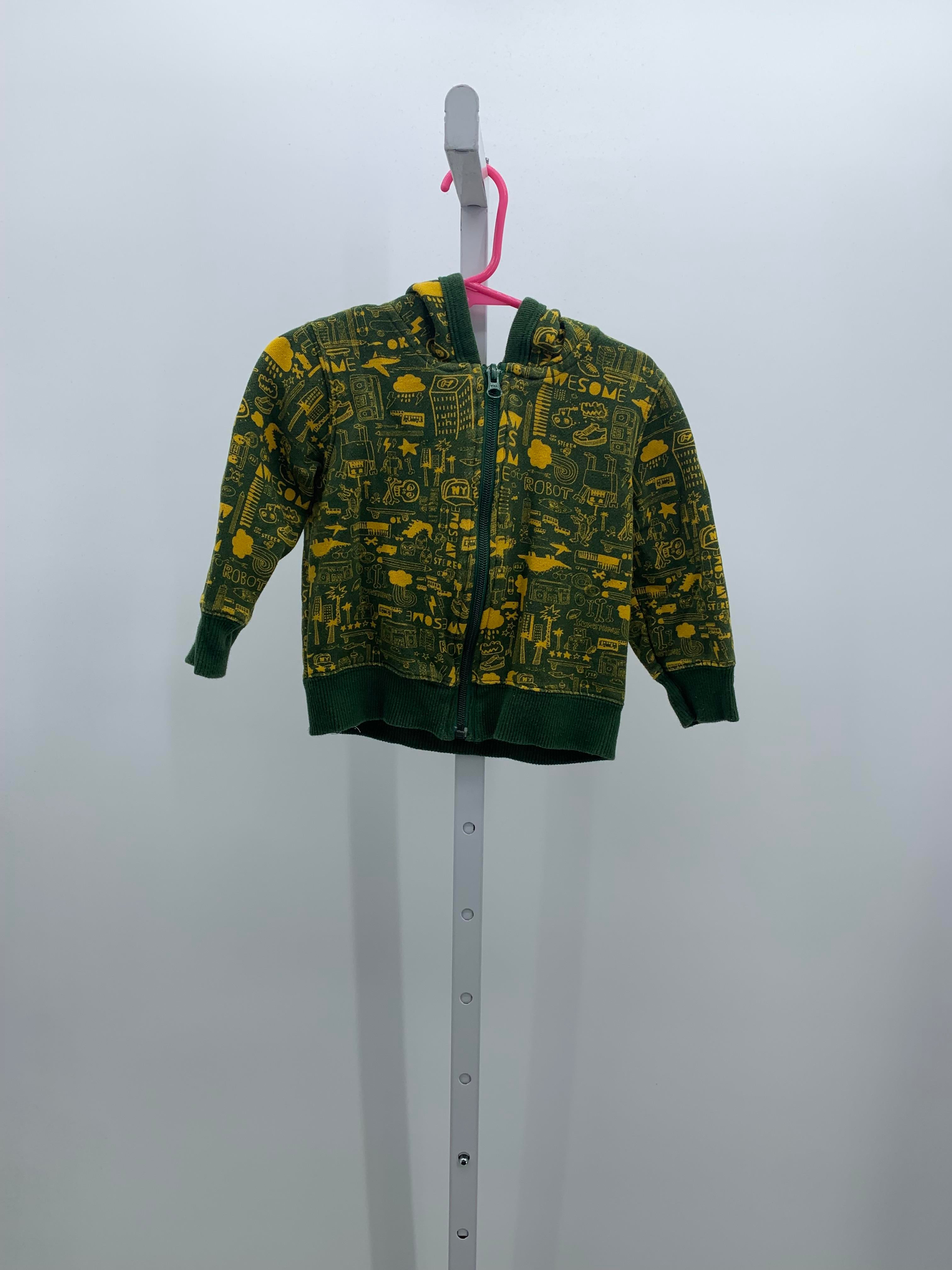 YELLOW PATTERN HOODED