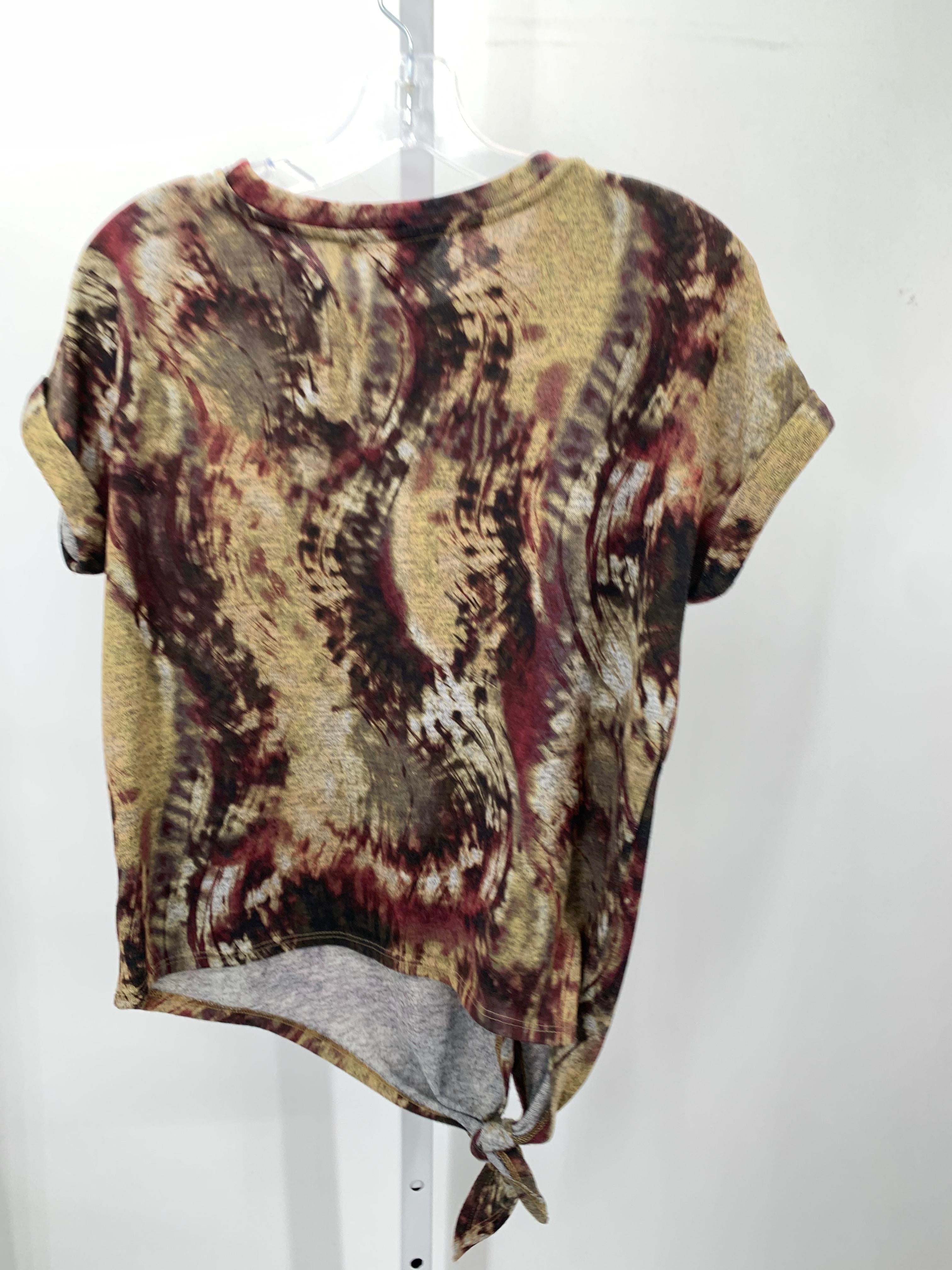 Vera Wang Size X Small Petite Petite Short Sleeve Shirt