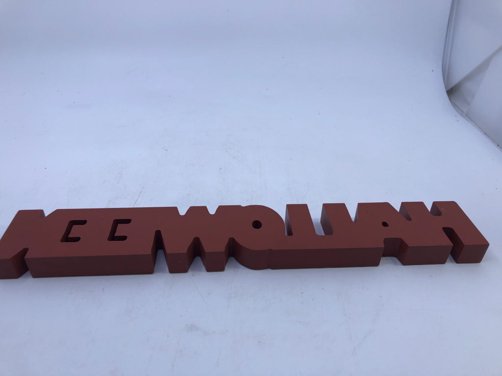 HALLOWEEN CUTOUT BLOCK SIGN.