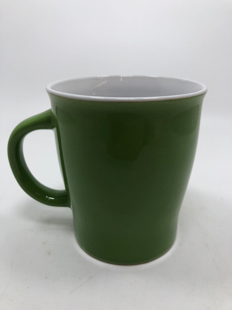 GREEN COFFEE CUP TODAYS HOME.