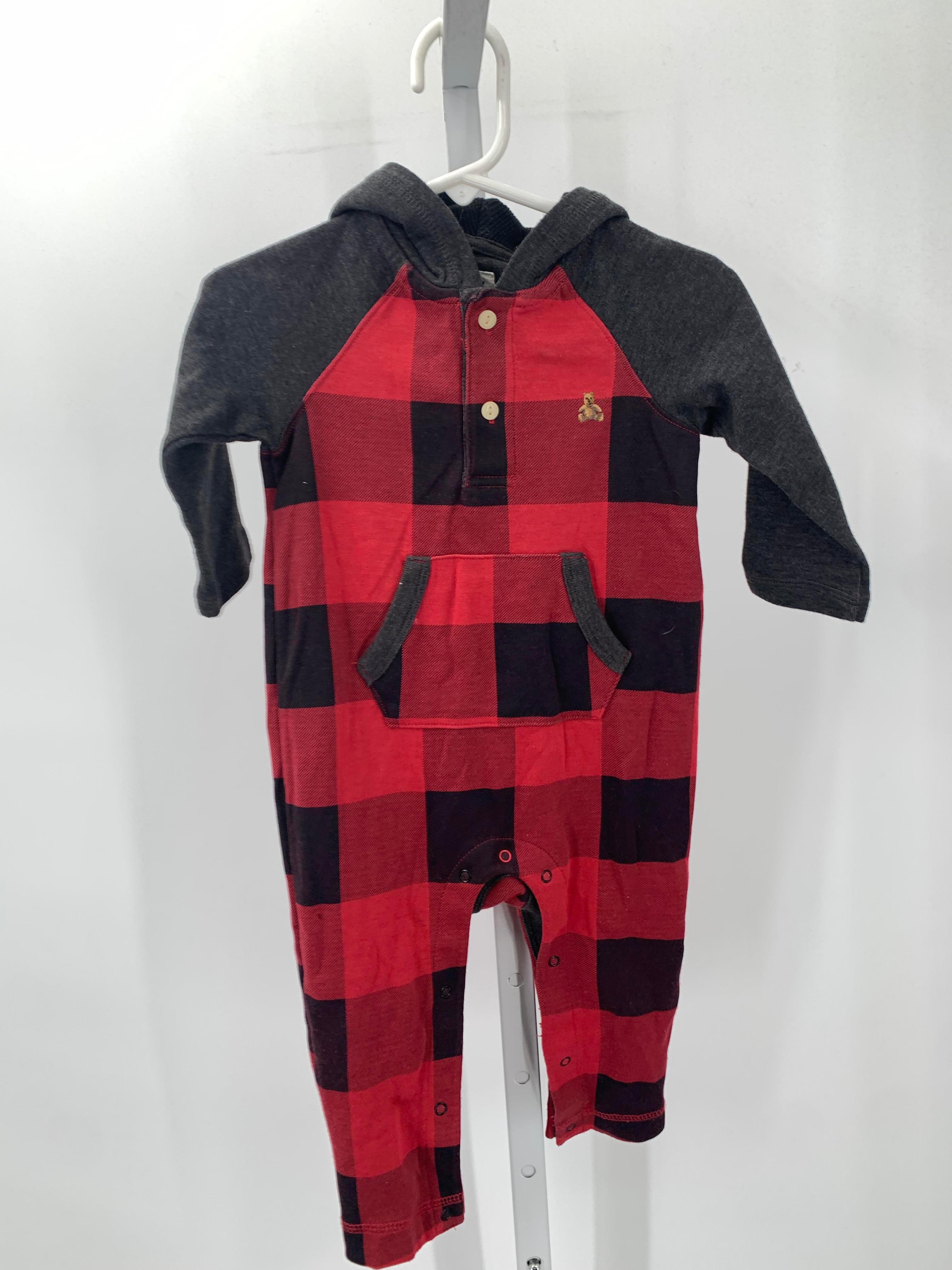 RED PLAID HOODED