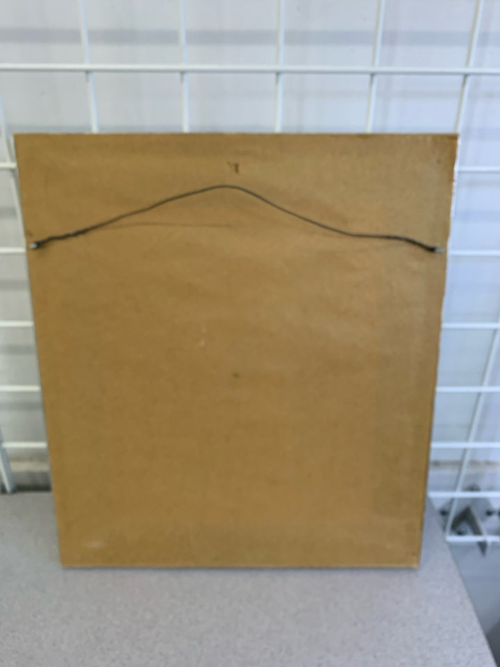 SILHOUETTE PORTRAIT IN SILVER FRAME.