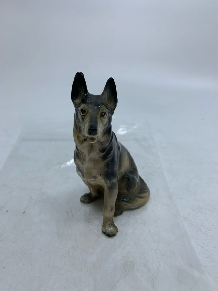 GERMAN SHEPARD IN BAG.