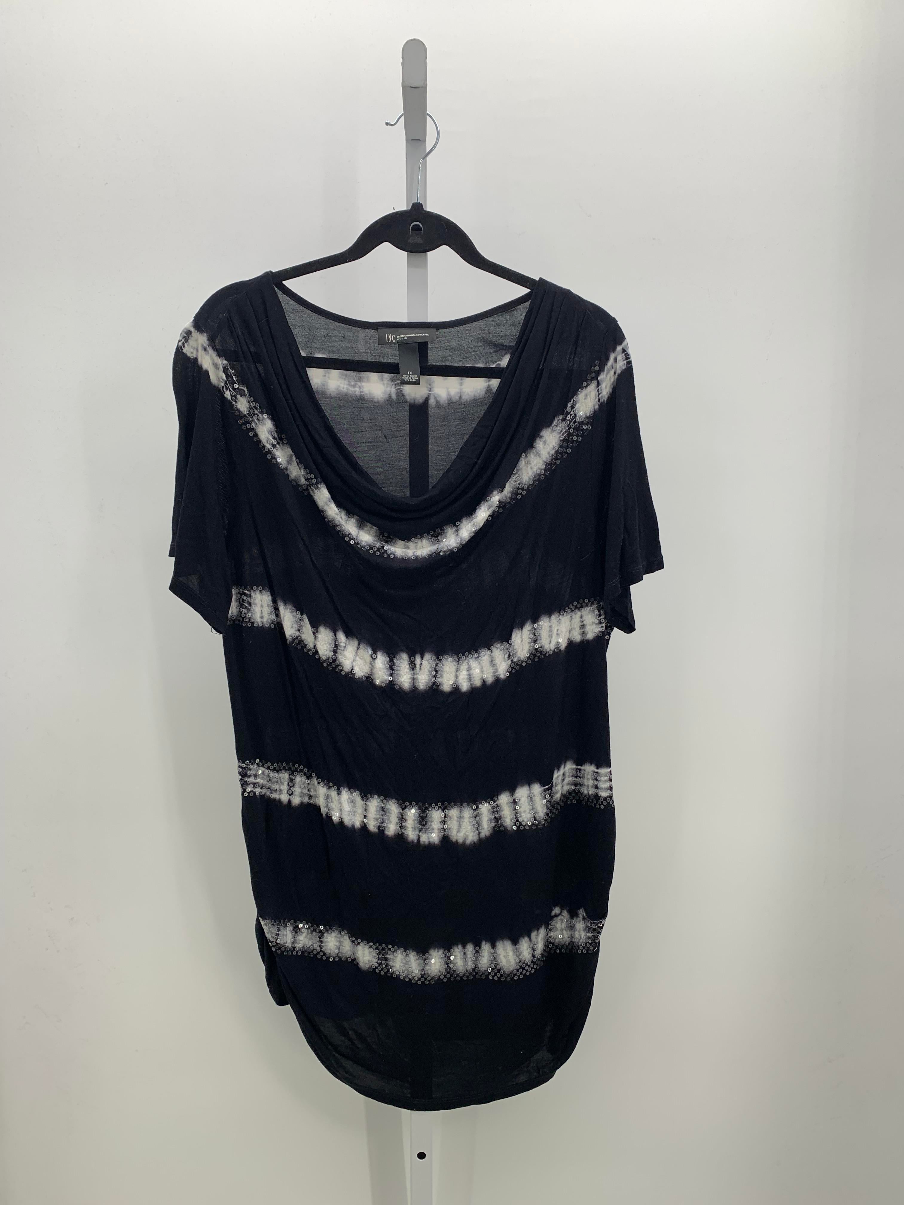 INC Size 1X Womens Short Sleeve Shirt