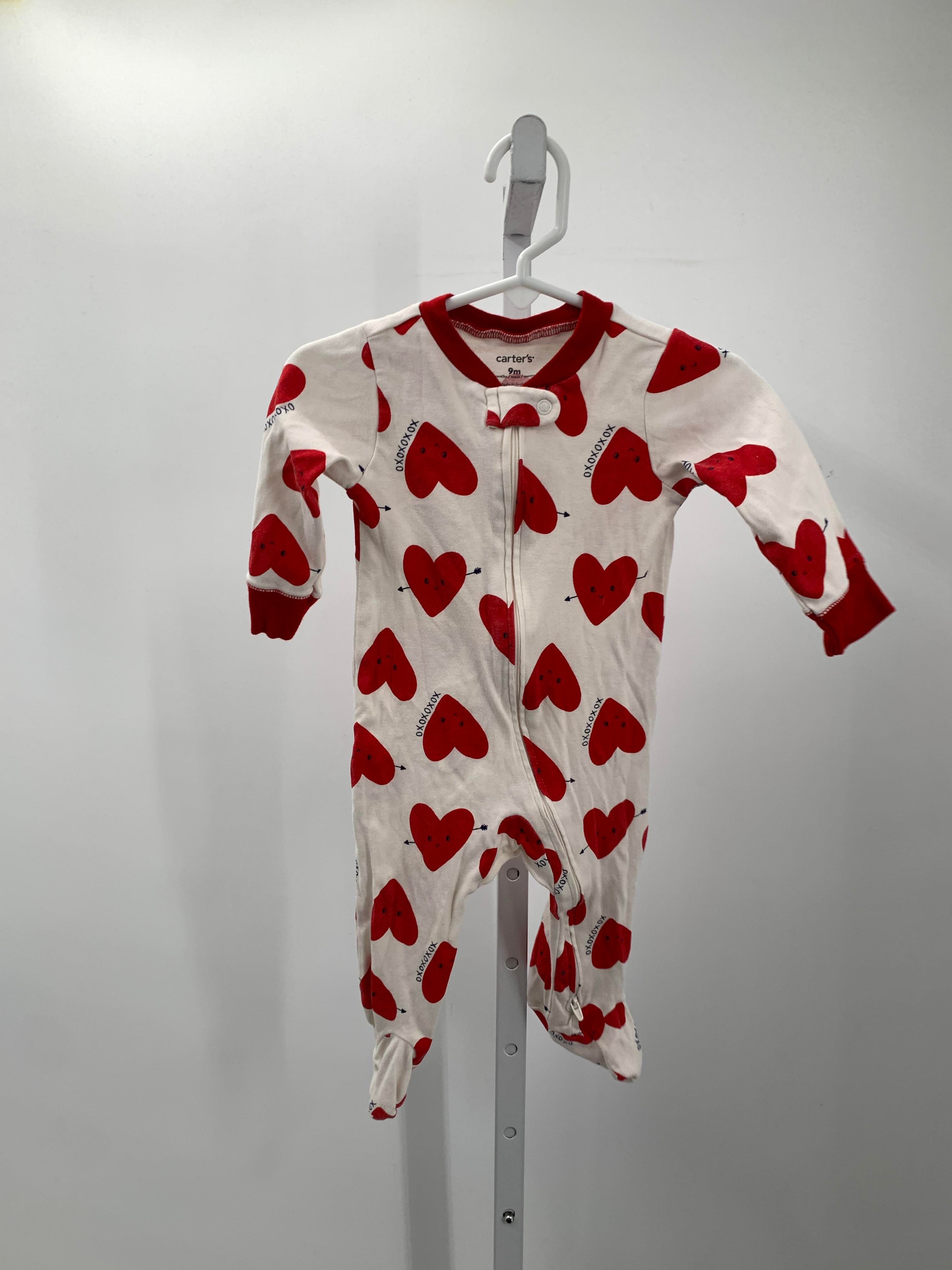LONG SLV ROMPER HEARTS