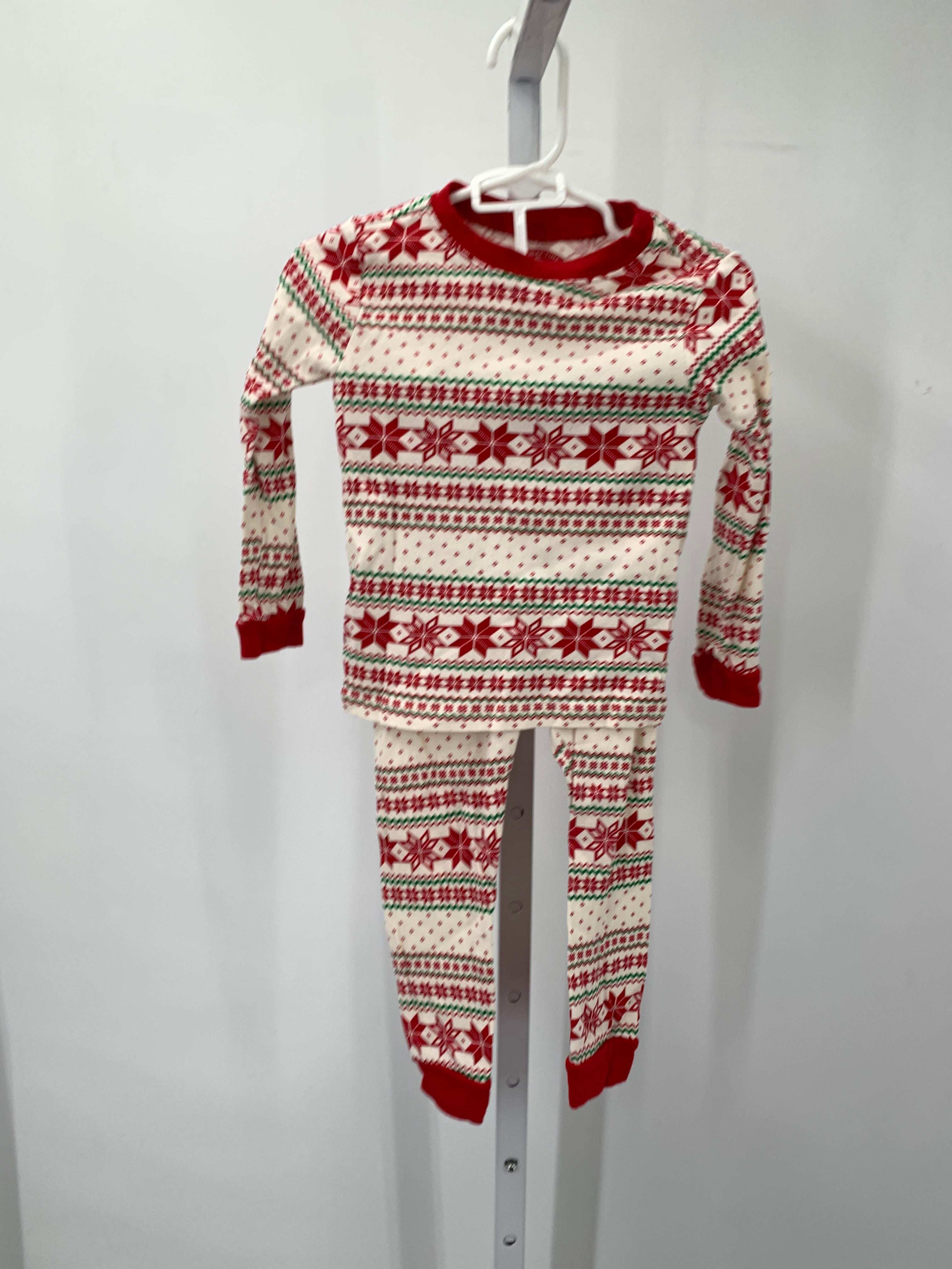 PJS RED GREEN SNOWFLAKES.