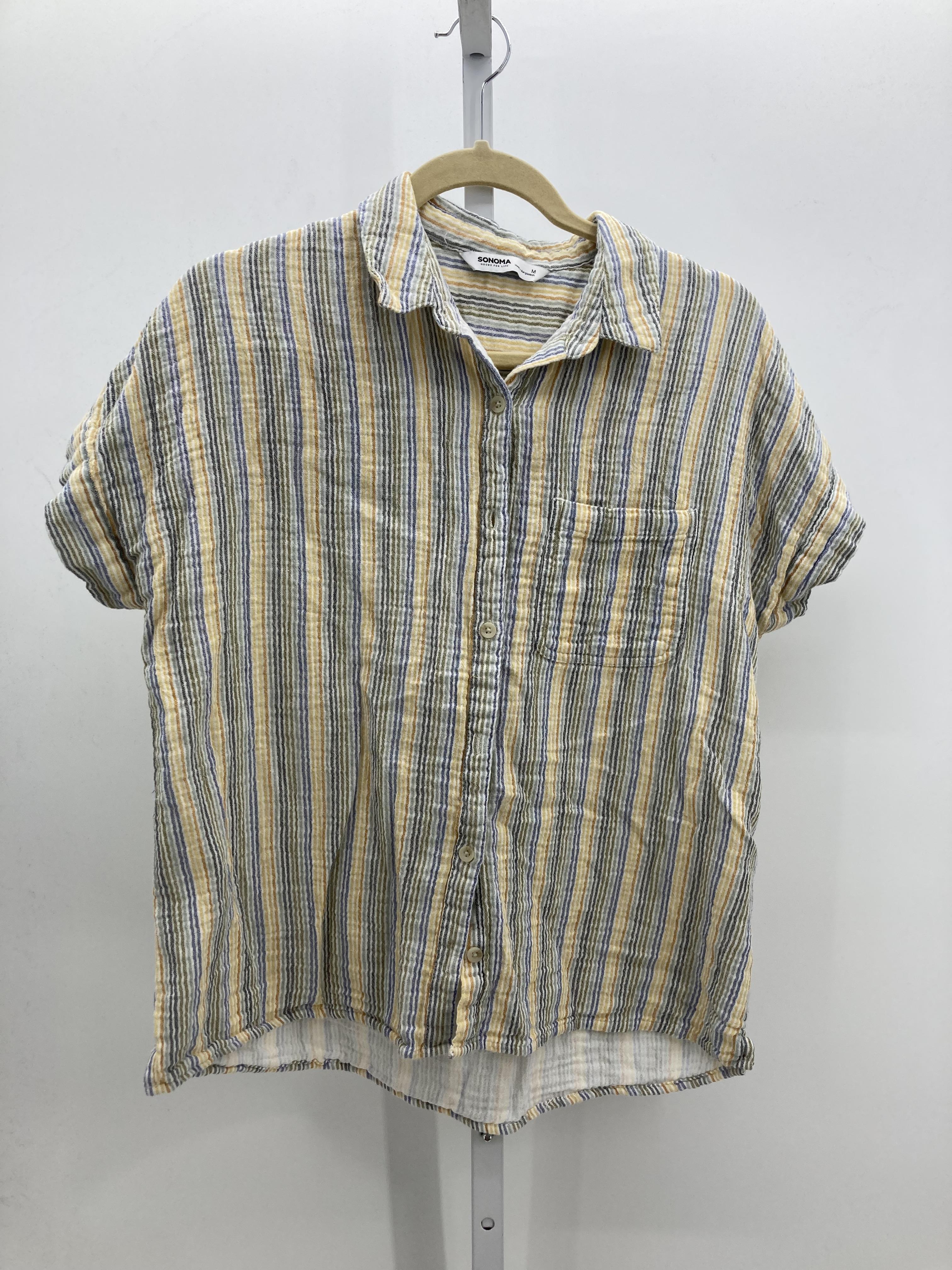 Sonoma Size Medium Misses Short Sleeve Shirt