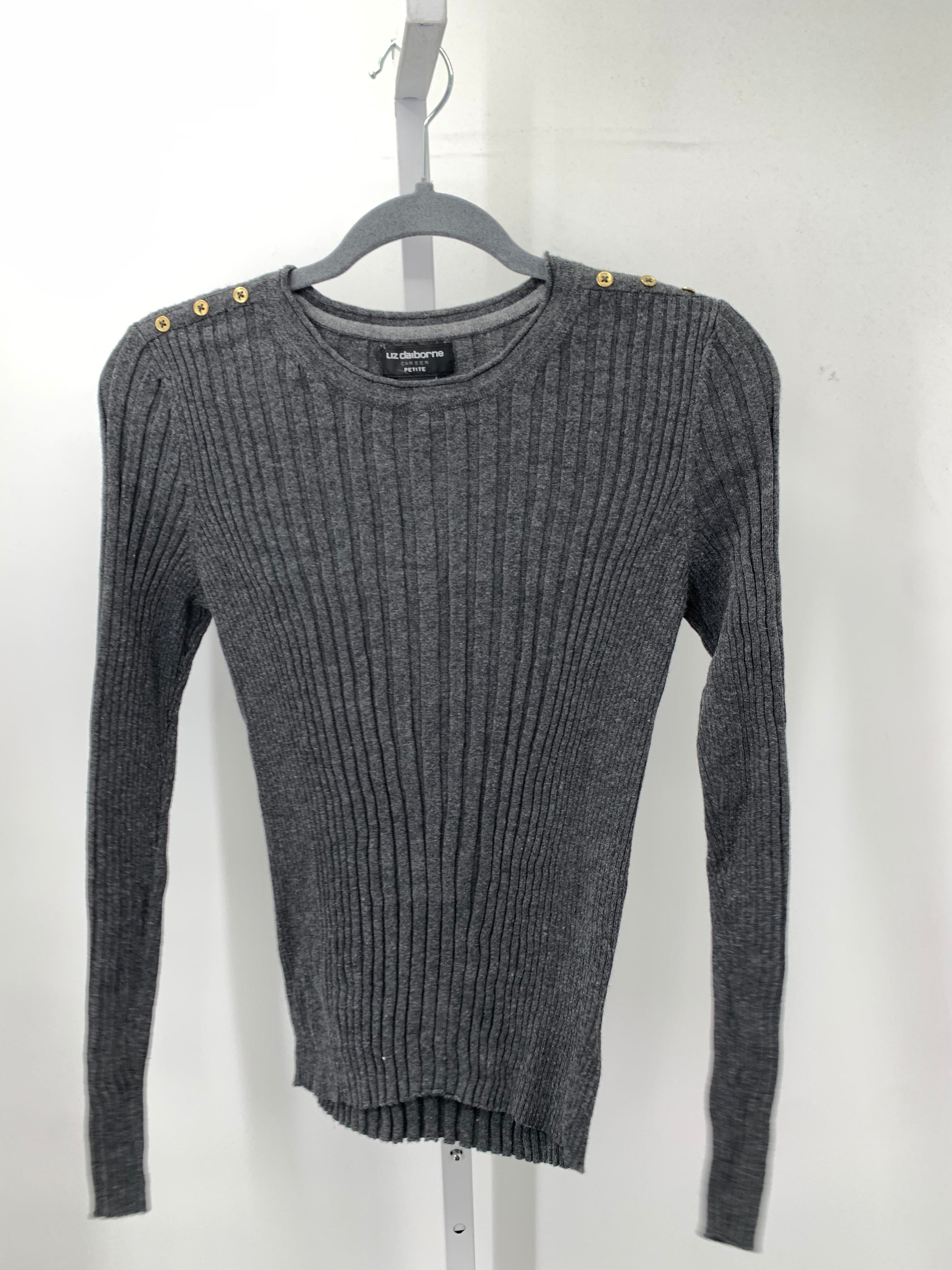 Liz Claiborne Size Medium Petite Petite Long Slv Sweater