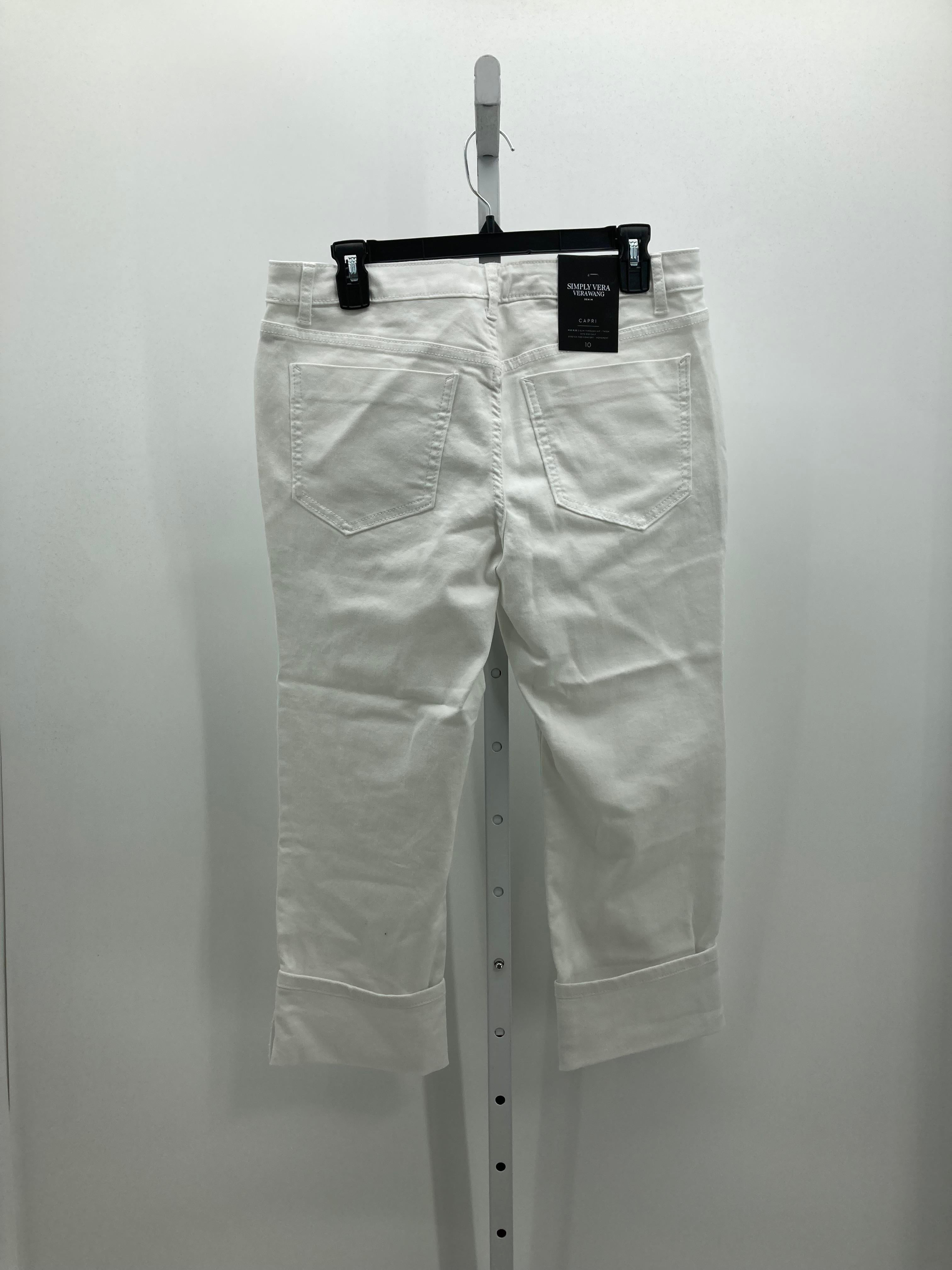 Vera Wang Size 10 Misses Capri Pants
