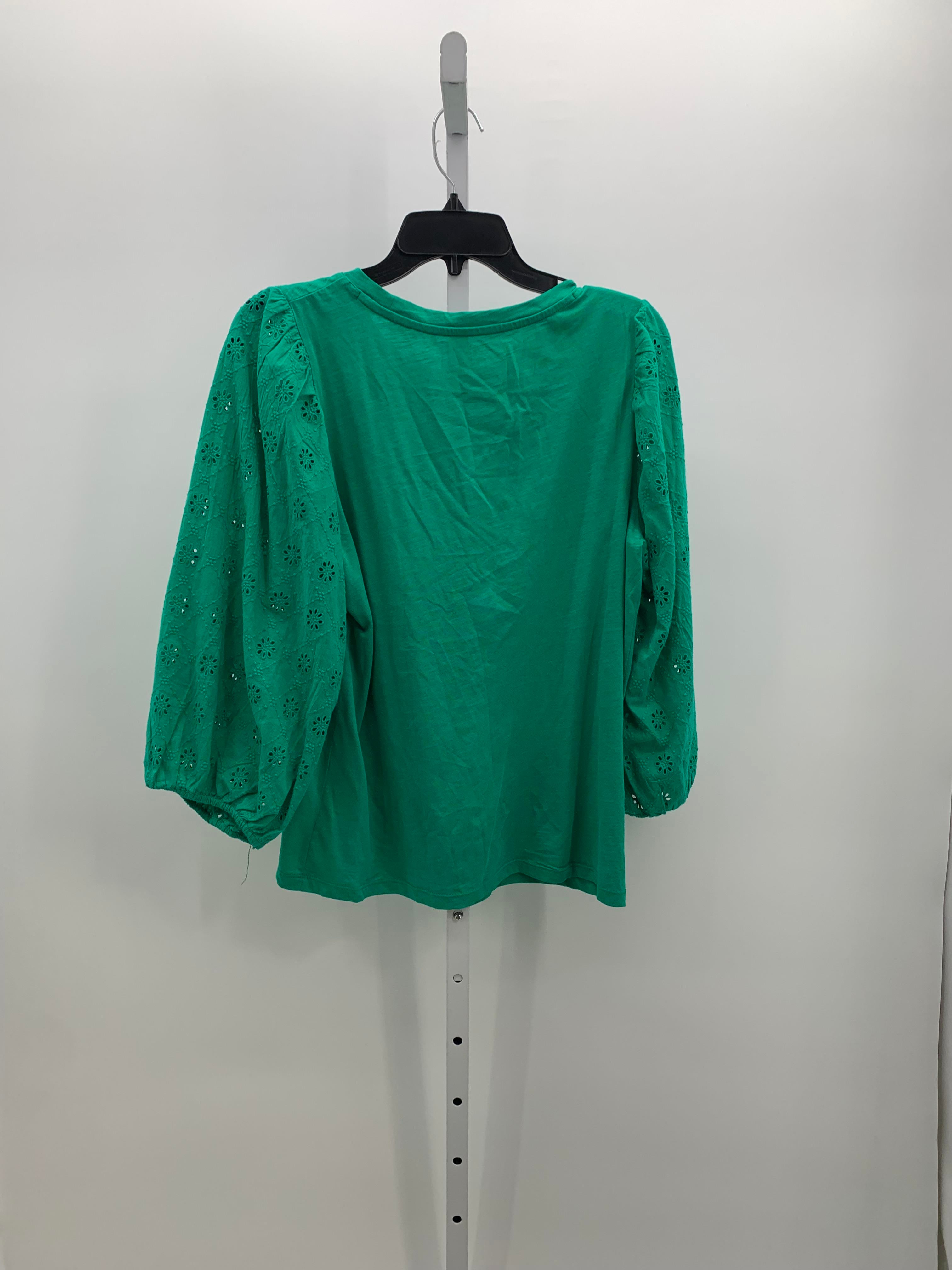 St. Johns Bay Size Medium Misses 3/4 Sleeve Shirt