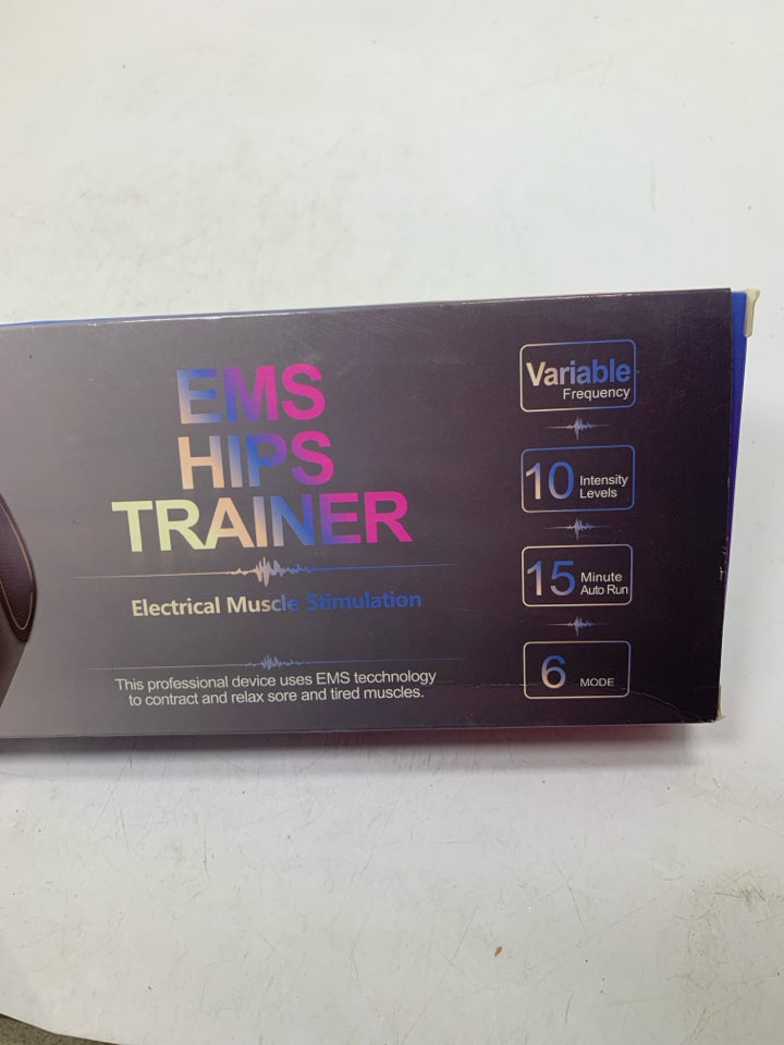 NIB EMS HIP TRAINER ELECTRICAL MUSCLE STIMULATION.
