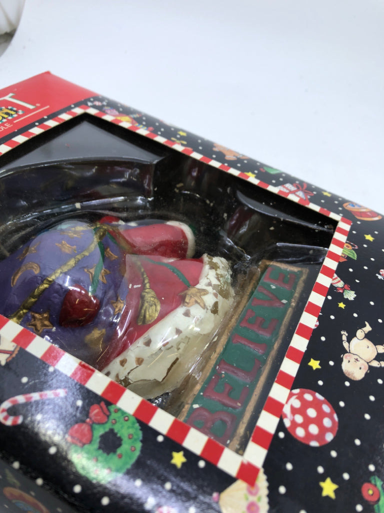 NIB SANTA CANDLE.