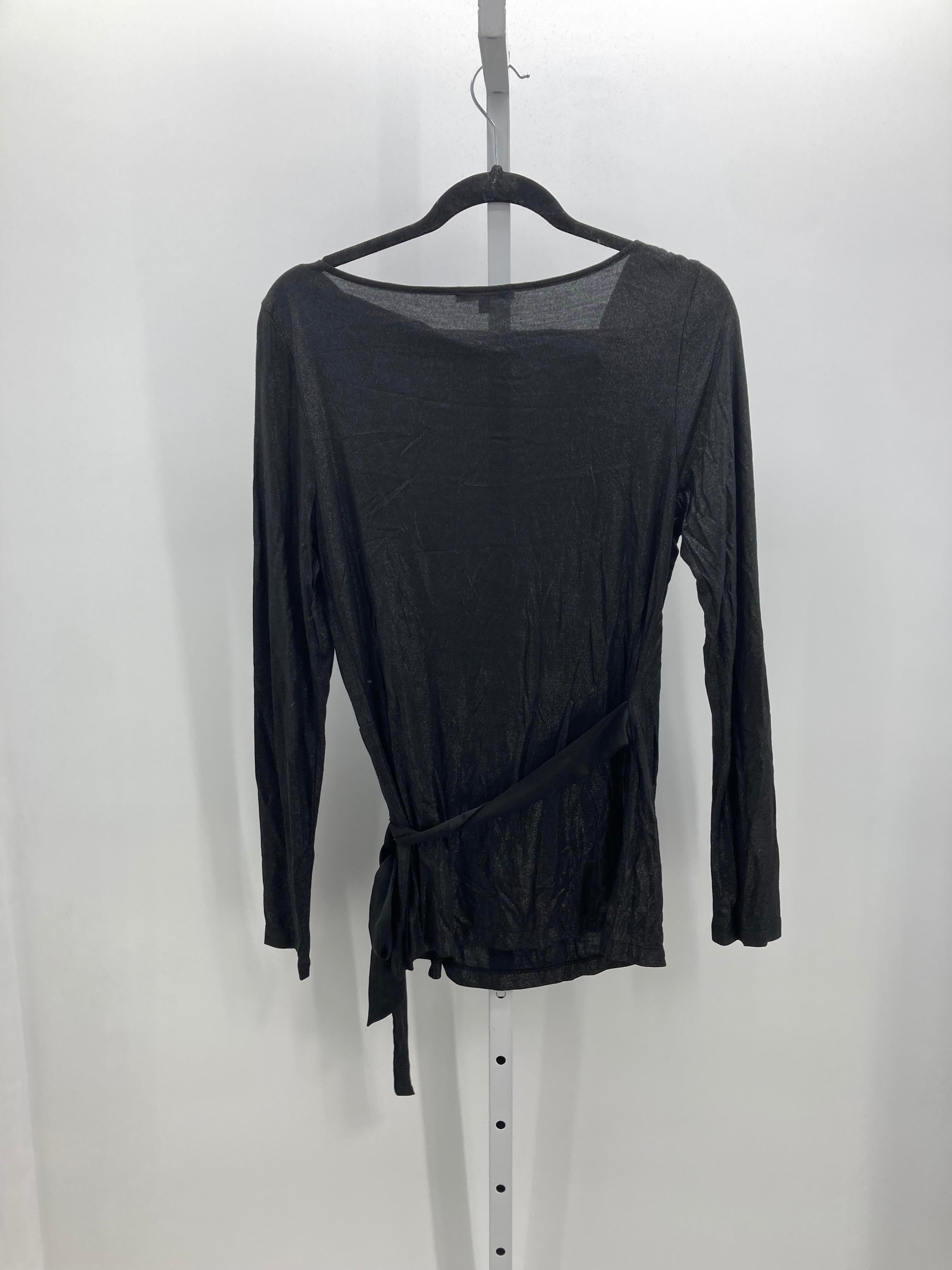Anne Klein Size Large Misses Long Sleeve Shirt