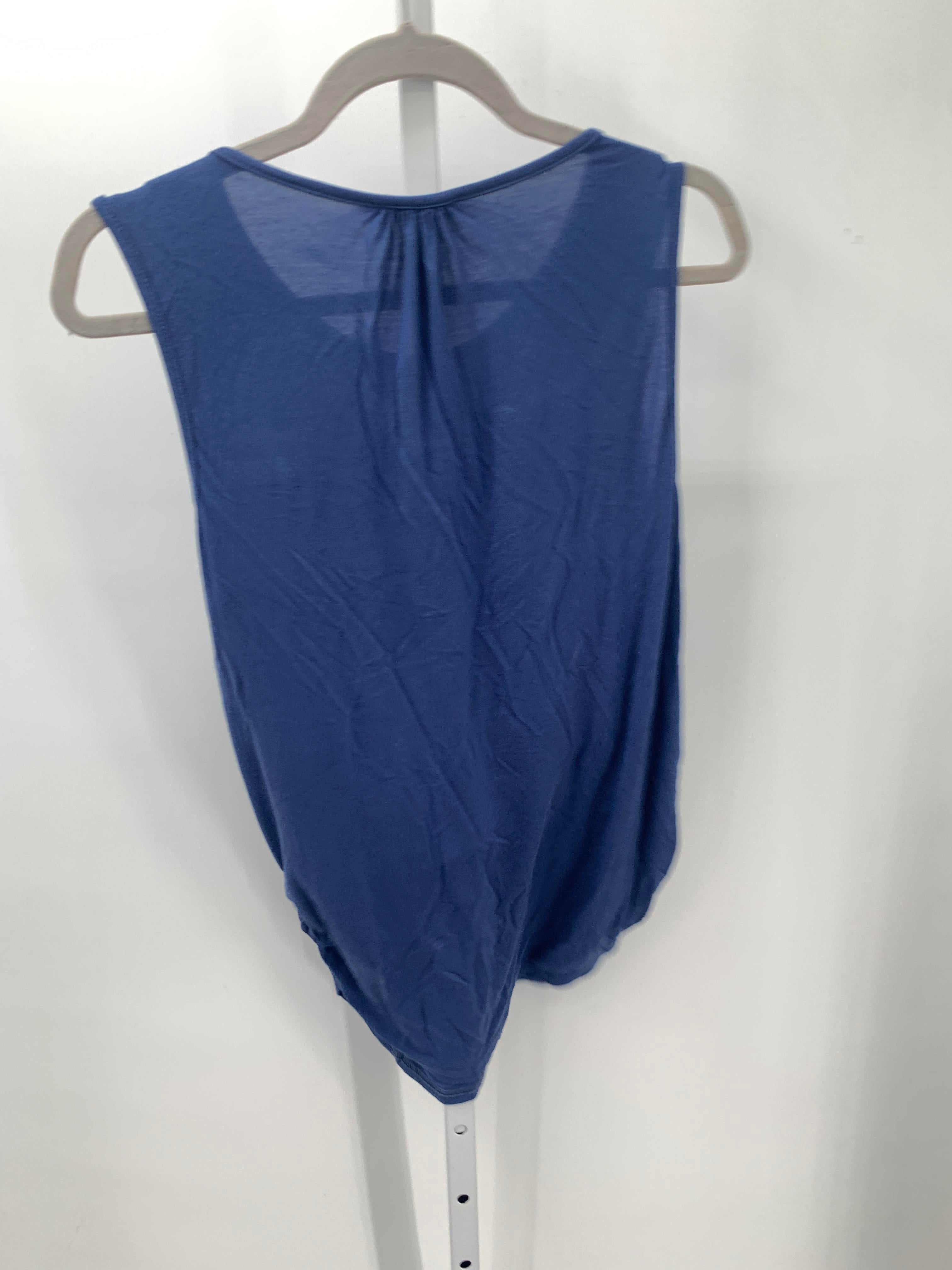 Blue Size Large Maternity Tank