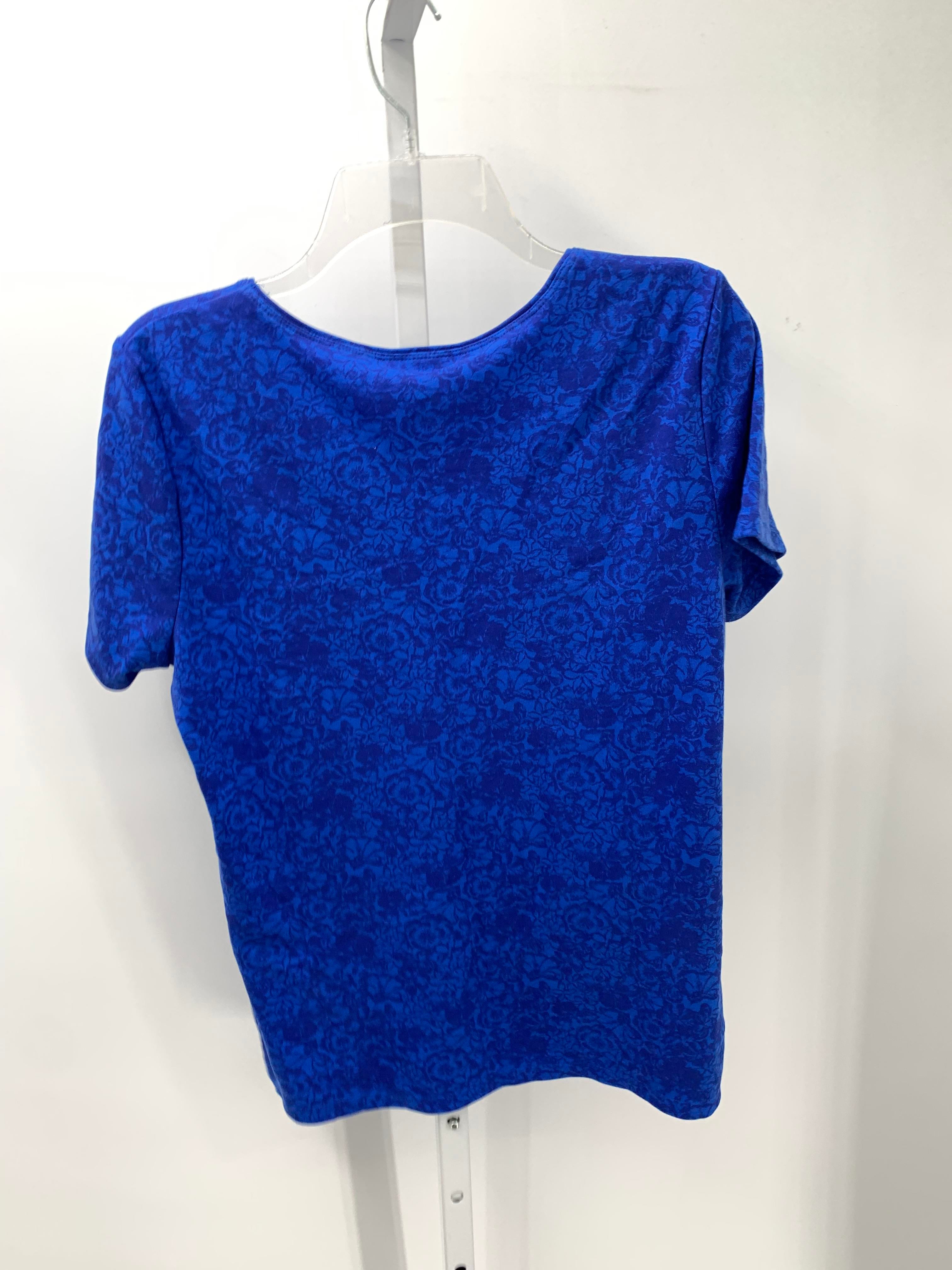 Style & Co. Size Large Misses Short Sleeve Shirt