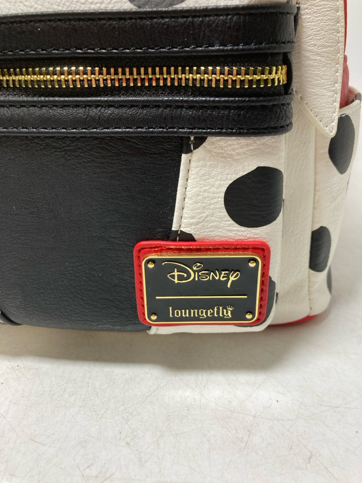 Loungefly Disney Cruella de Vil Mini Backpack Purse- New With Tags