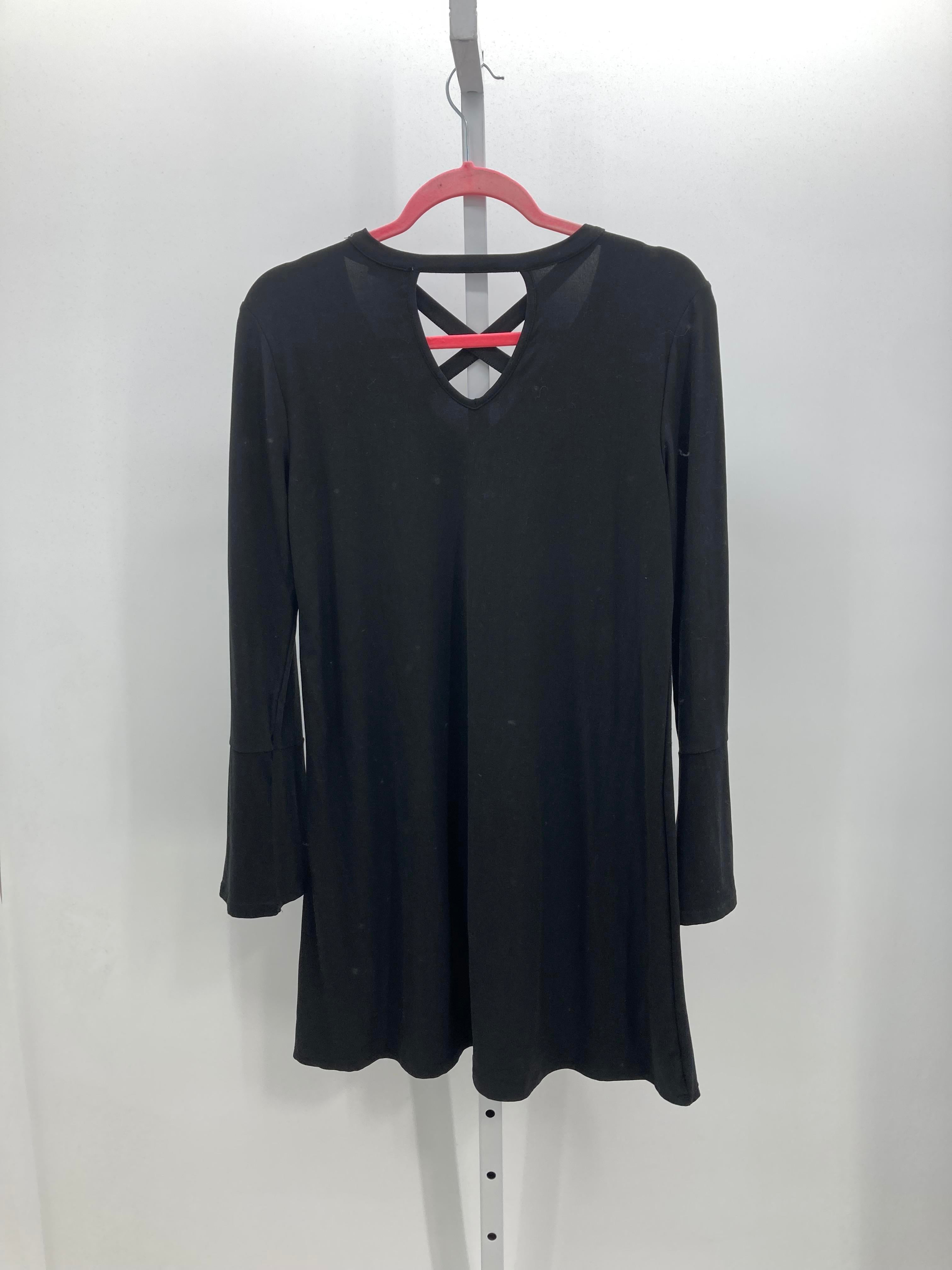 Pink Rose Size Medium Juniors Long Sleeve Dress