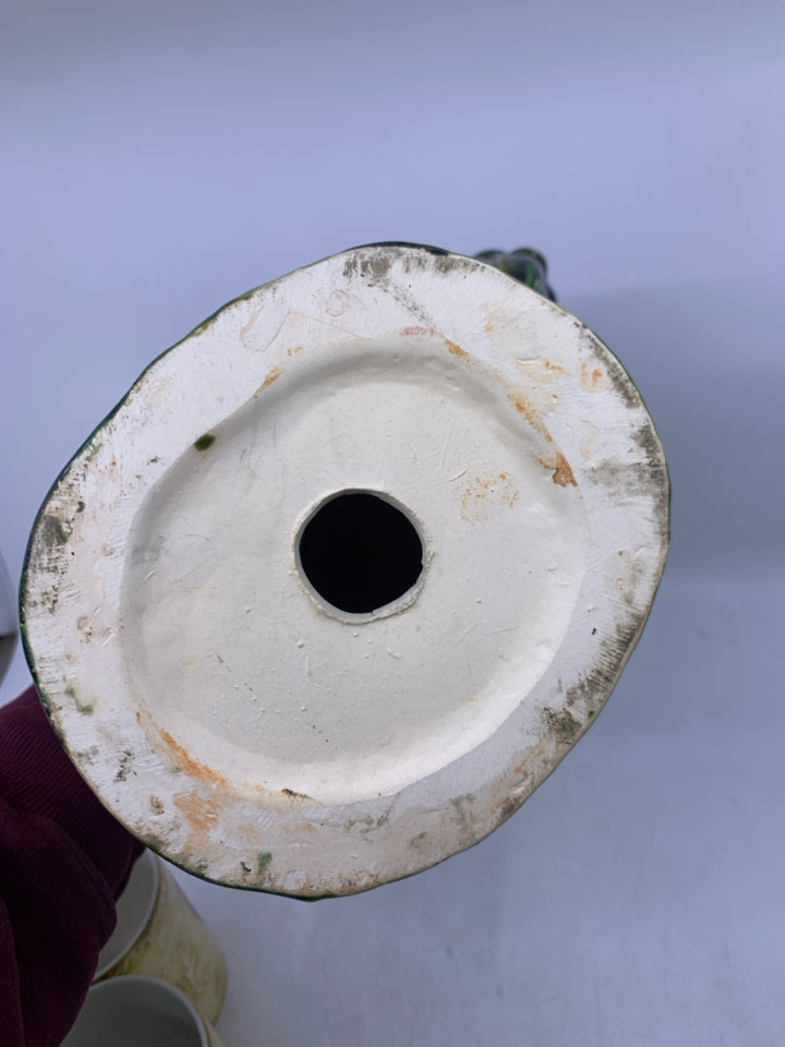 LARGE PAINTED STANDING ROOSTER.