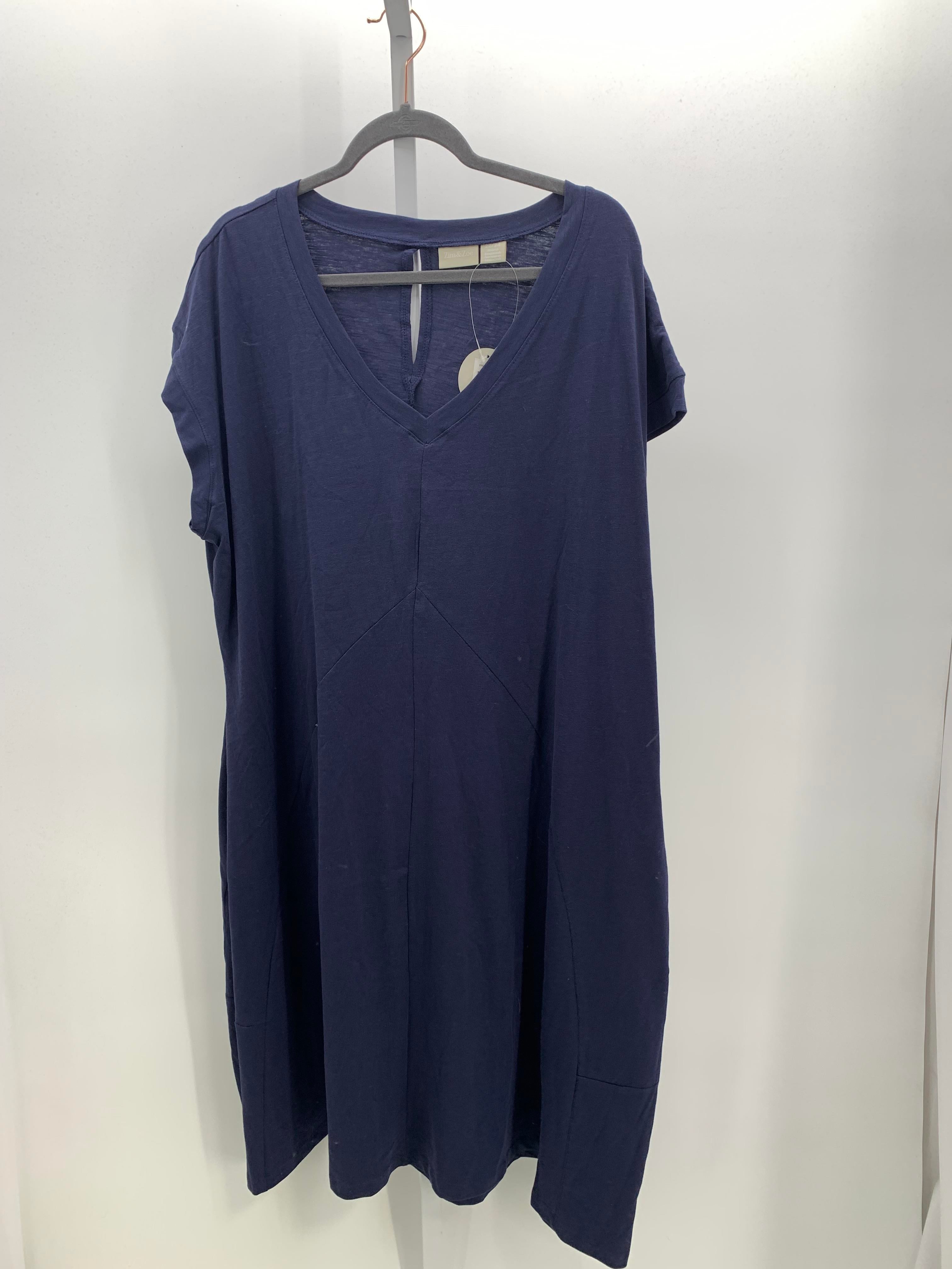 Size 22/24 W Womens Short Sleeve Dress