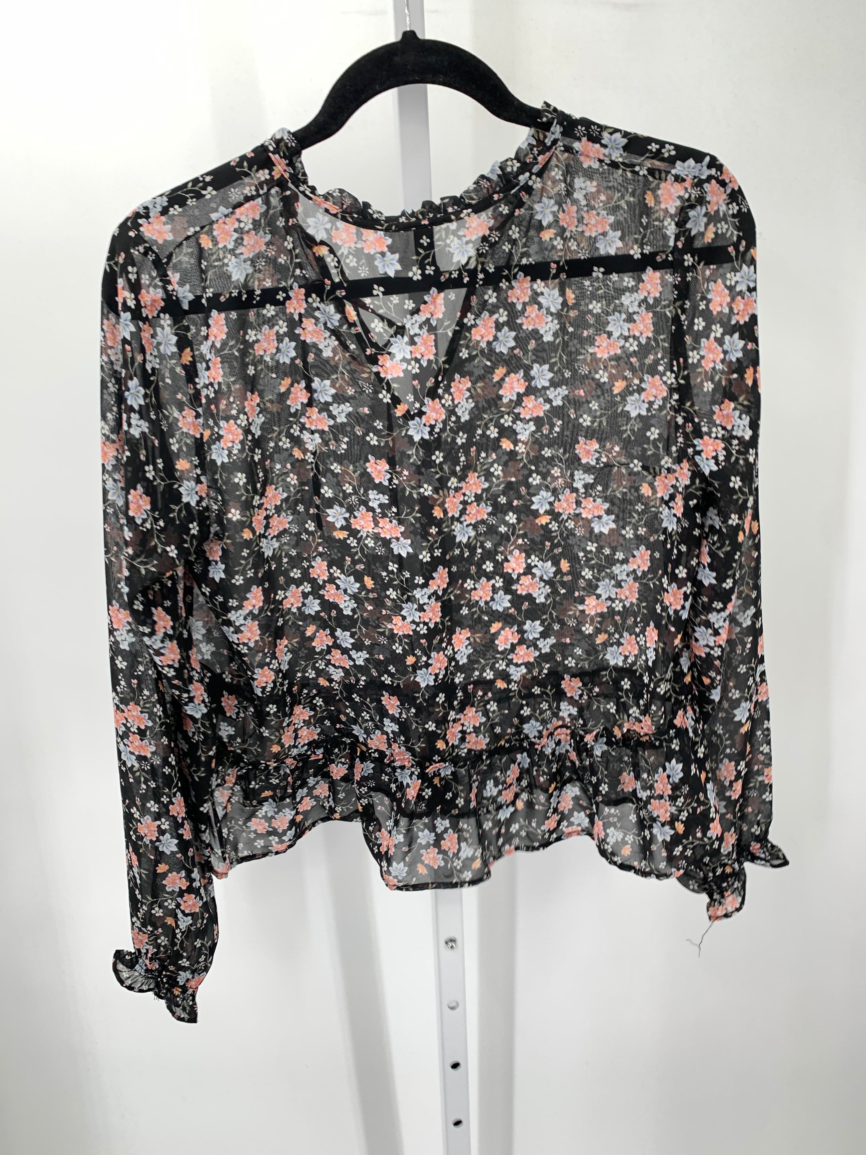 Divided Size 8 Juniors Long Sleeve Shirt