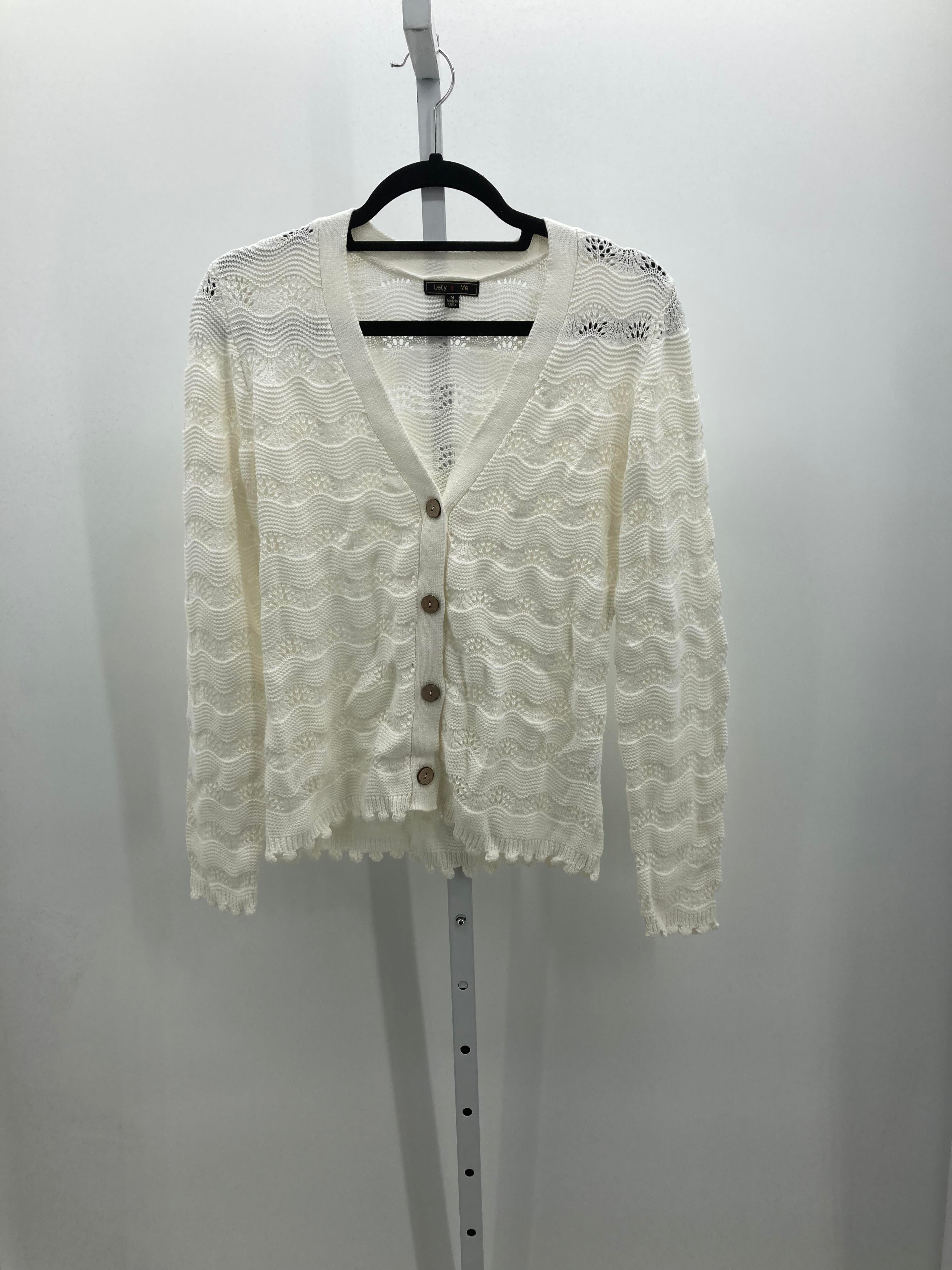 Lety & Me Size Medium Misses Long Slv Sweater